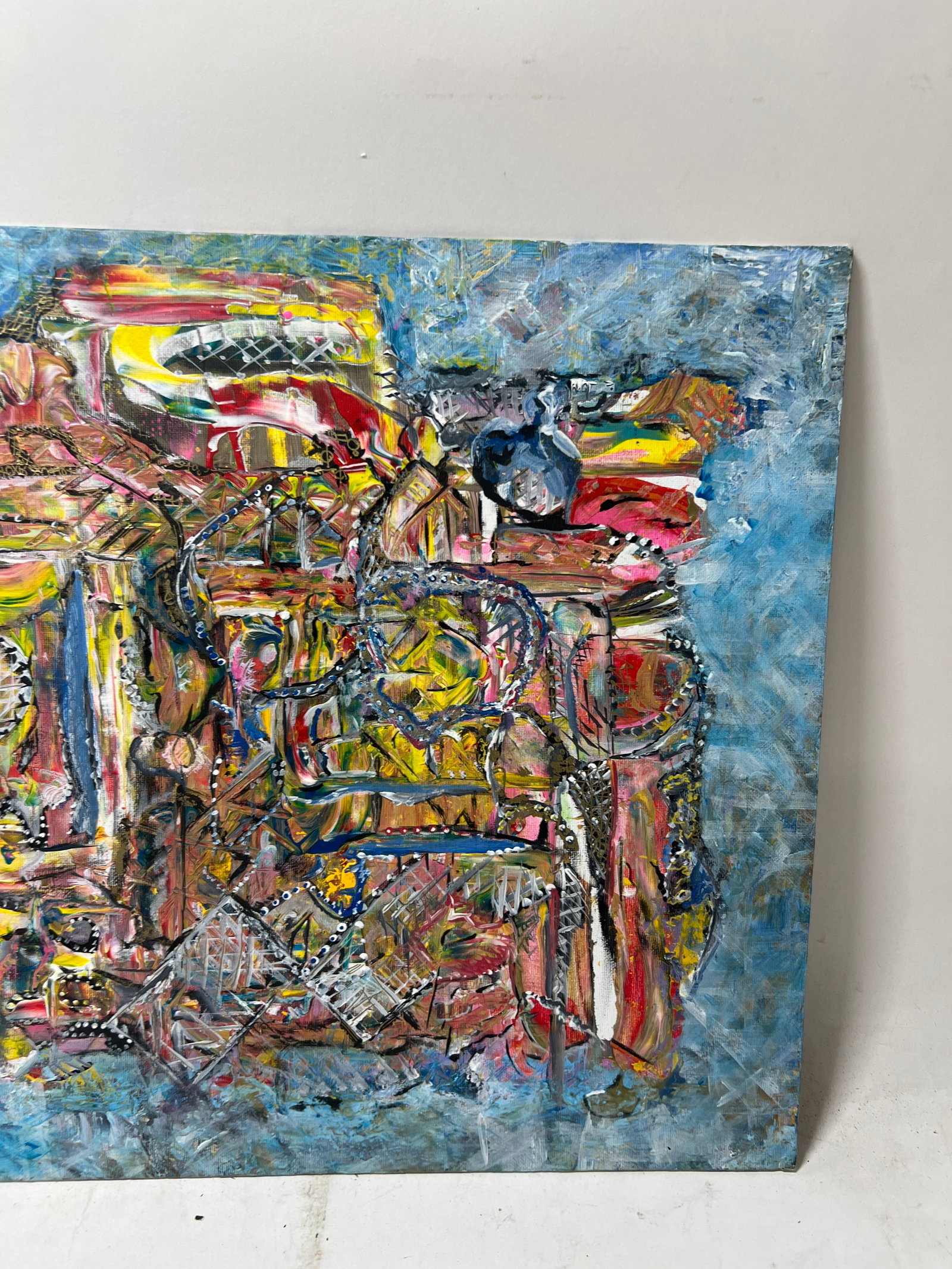 Abstract Mixed Media Composition - 3