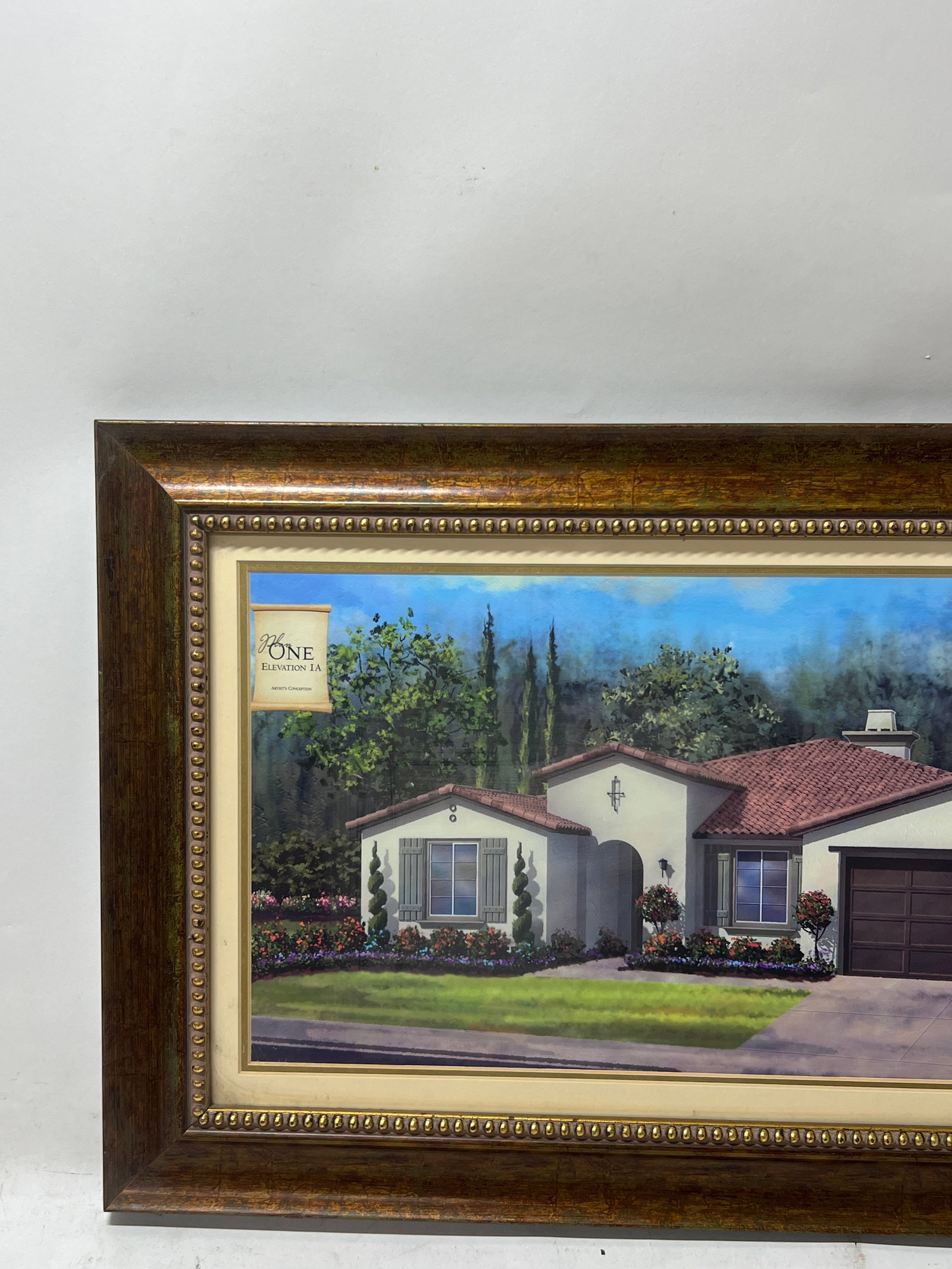 Framed Architectural Home Rendering - 2