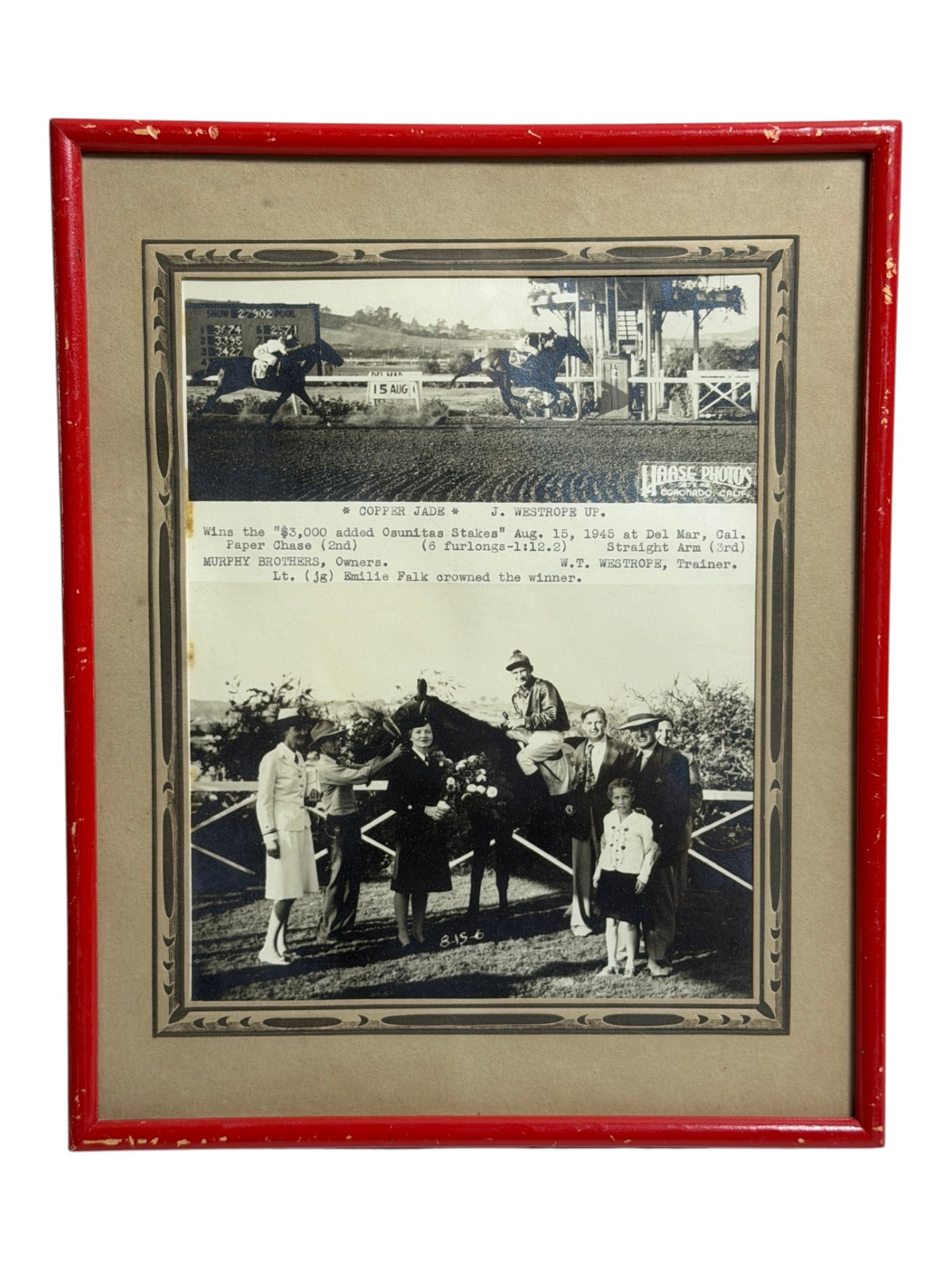 Copper Jade Horse Racing Photograph (1 of 4)