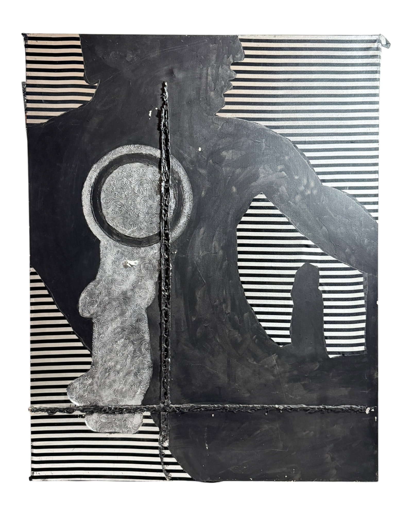 Contemporary Mixed Media Figure Composition (1 of 8)