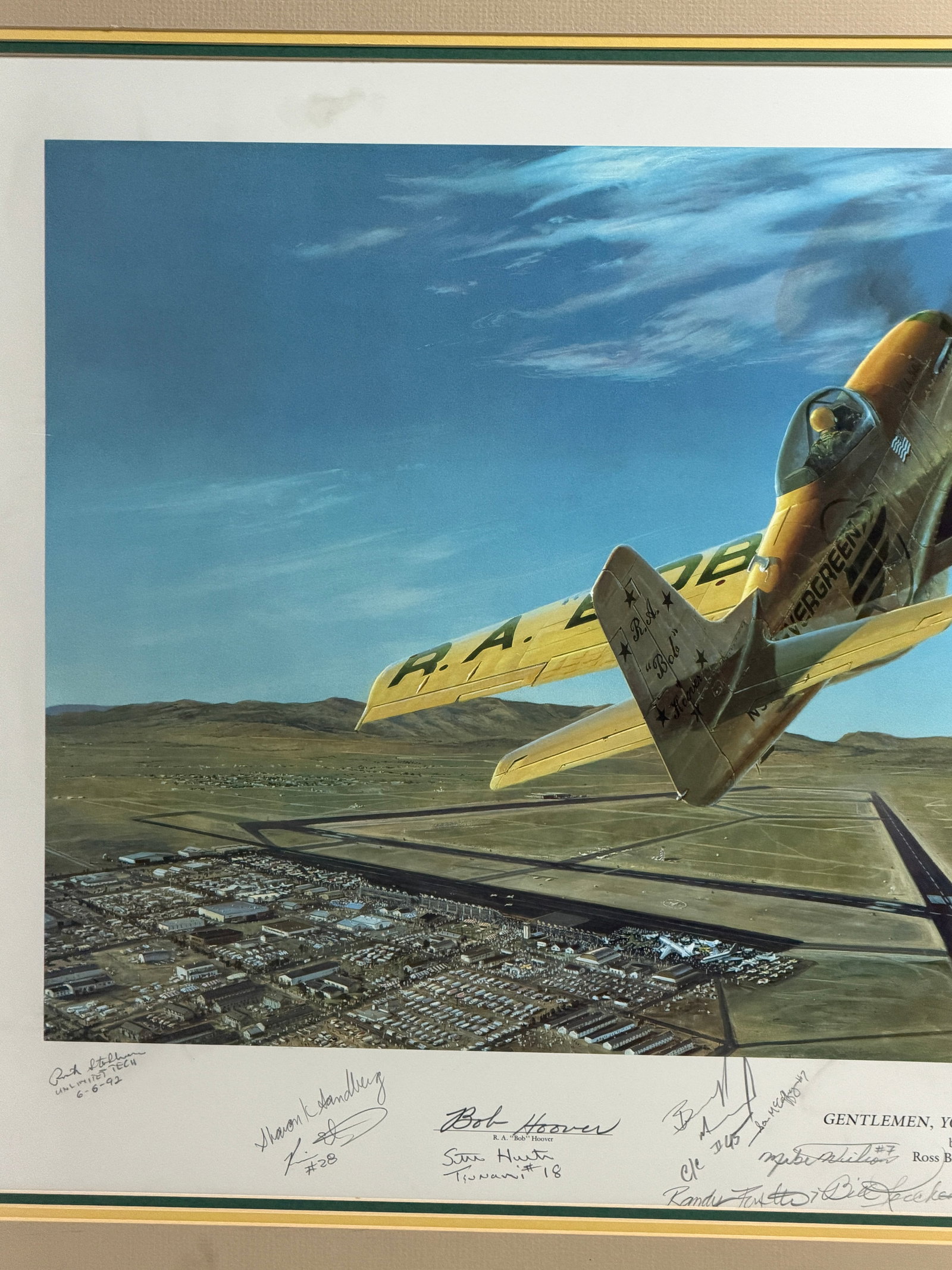 Aviation Signed Print - 2