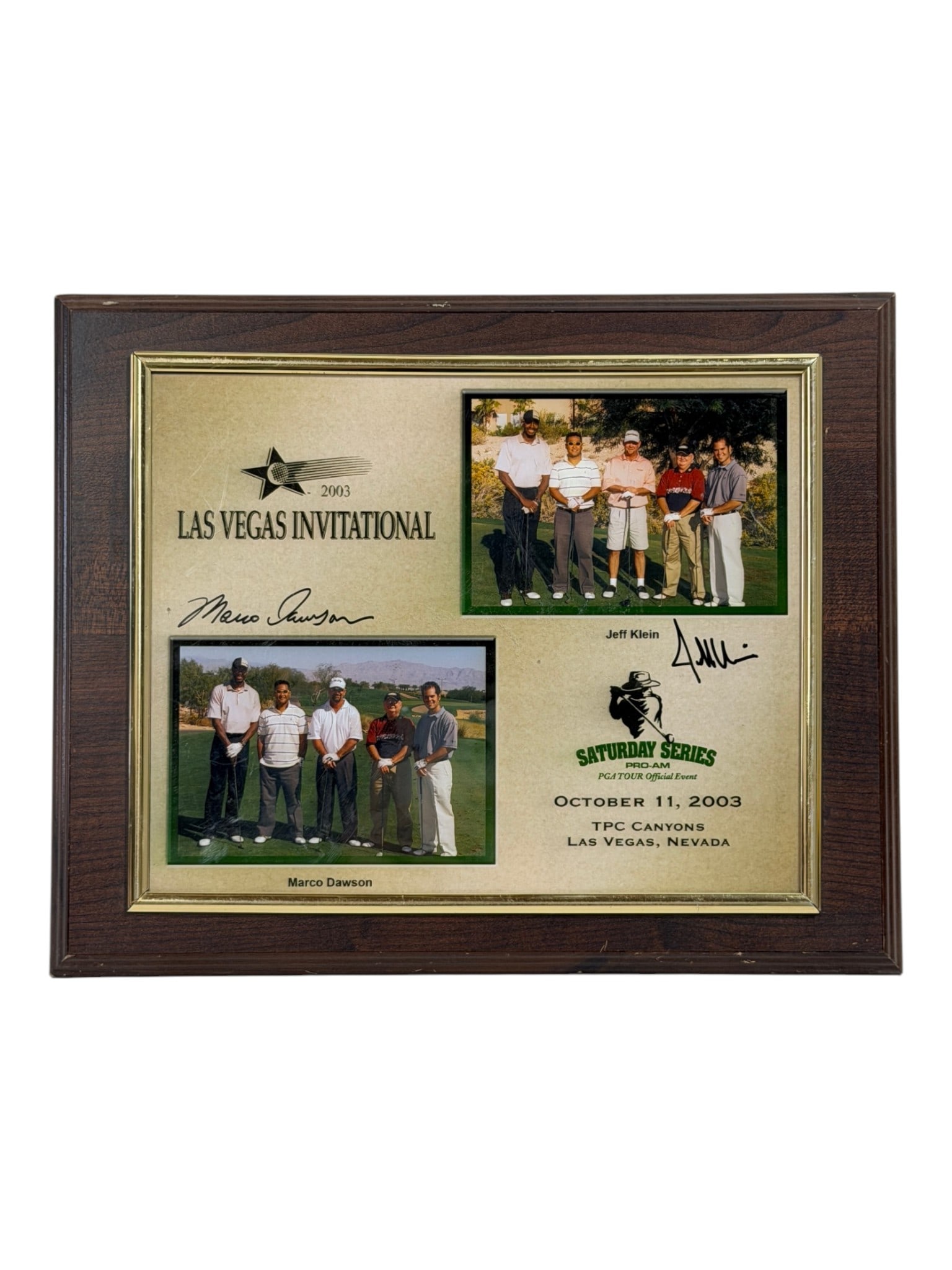 Las Vegas Invitational Golf Memorabilia Signed (1 of 9)