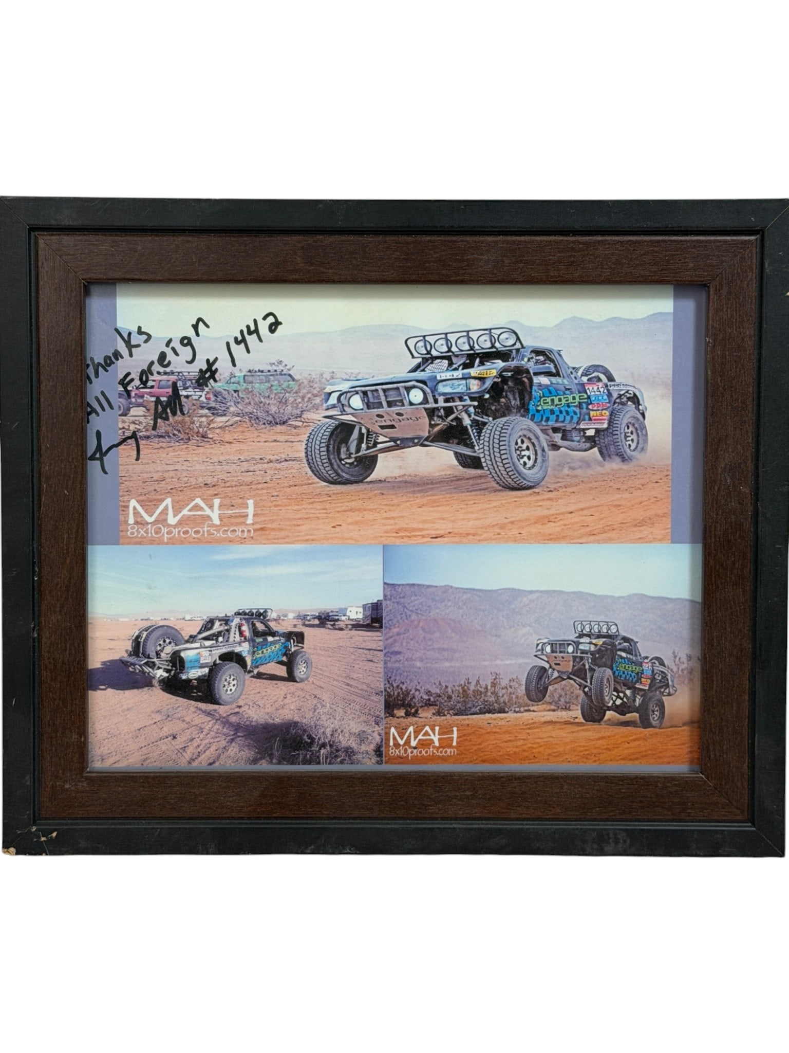 Signed Off-Road Racing Photograph Display (1 of 6)