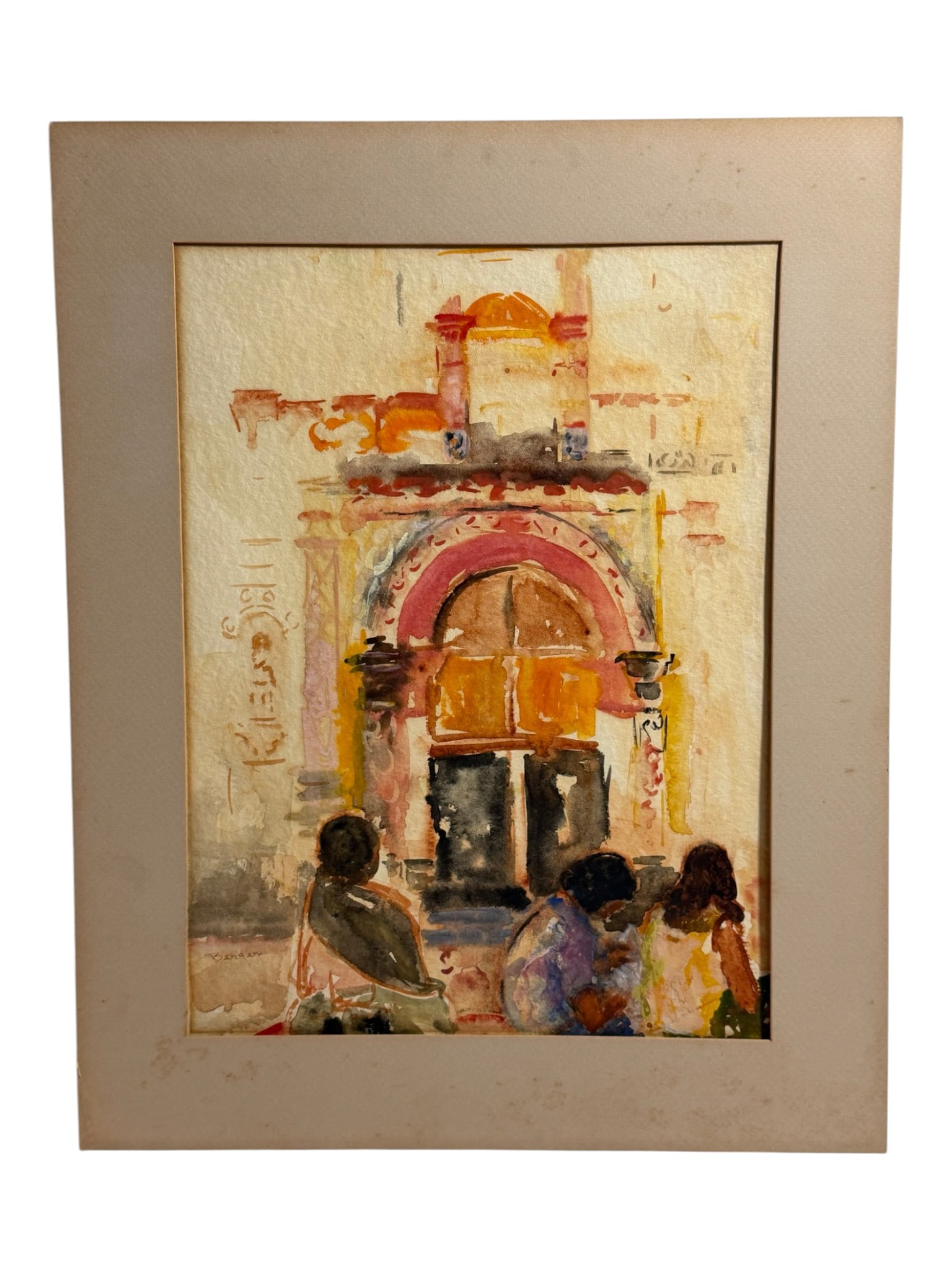 Architectural Watercolor Painting (1 of 4)