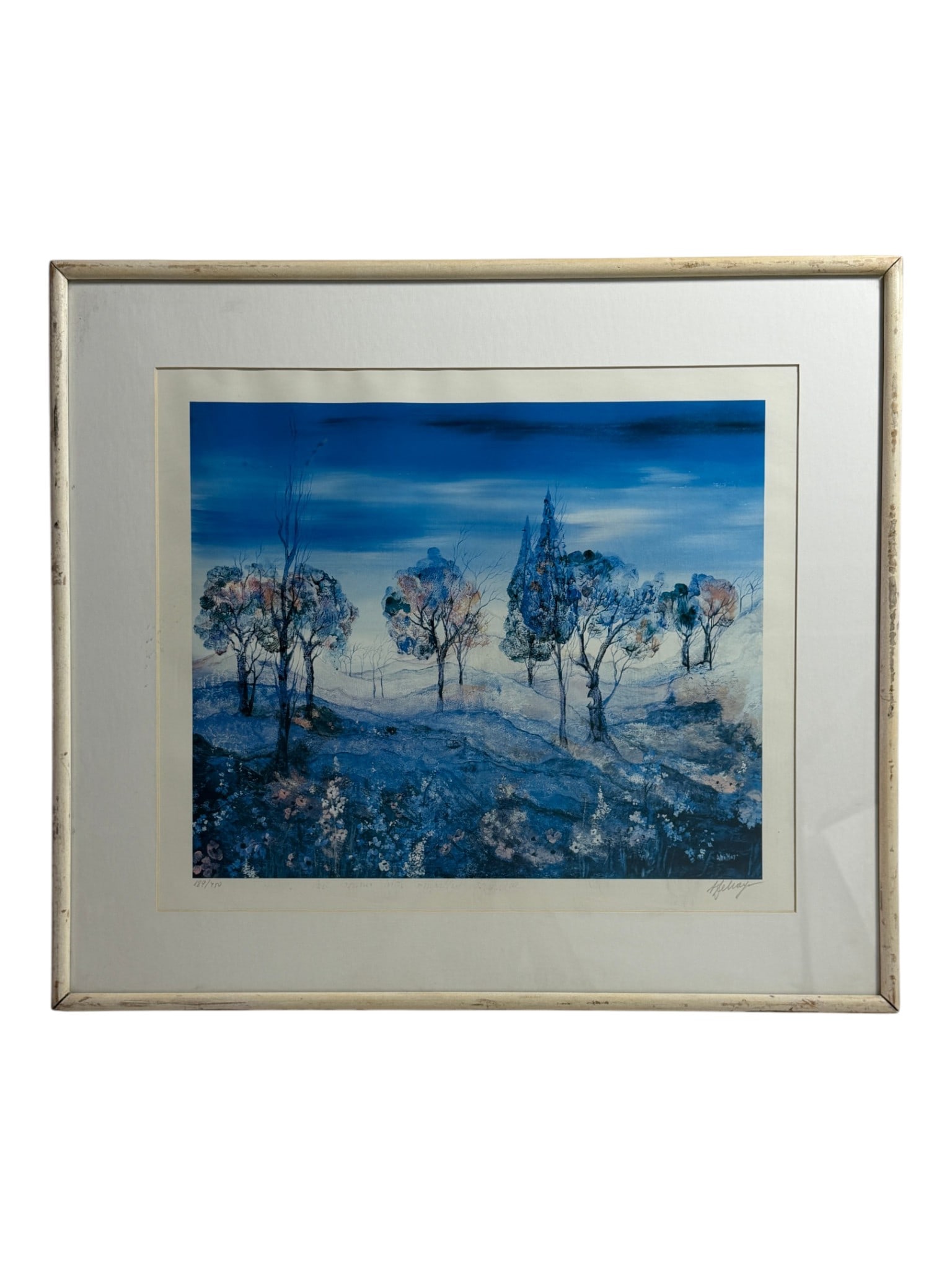 Blue Landscape Print (1 of 7)