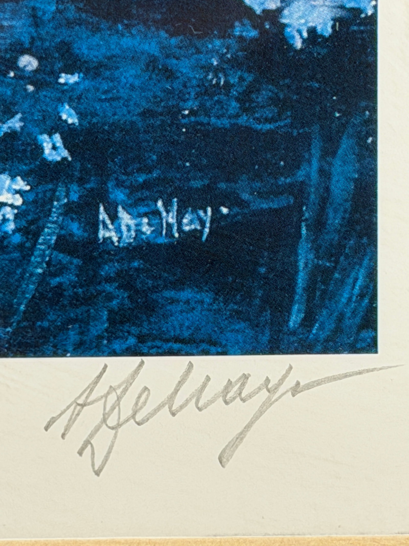 Blue Landscape Print - 4