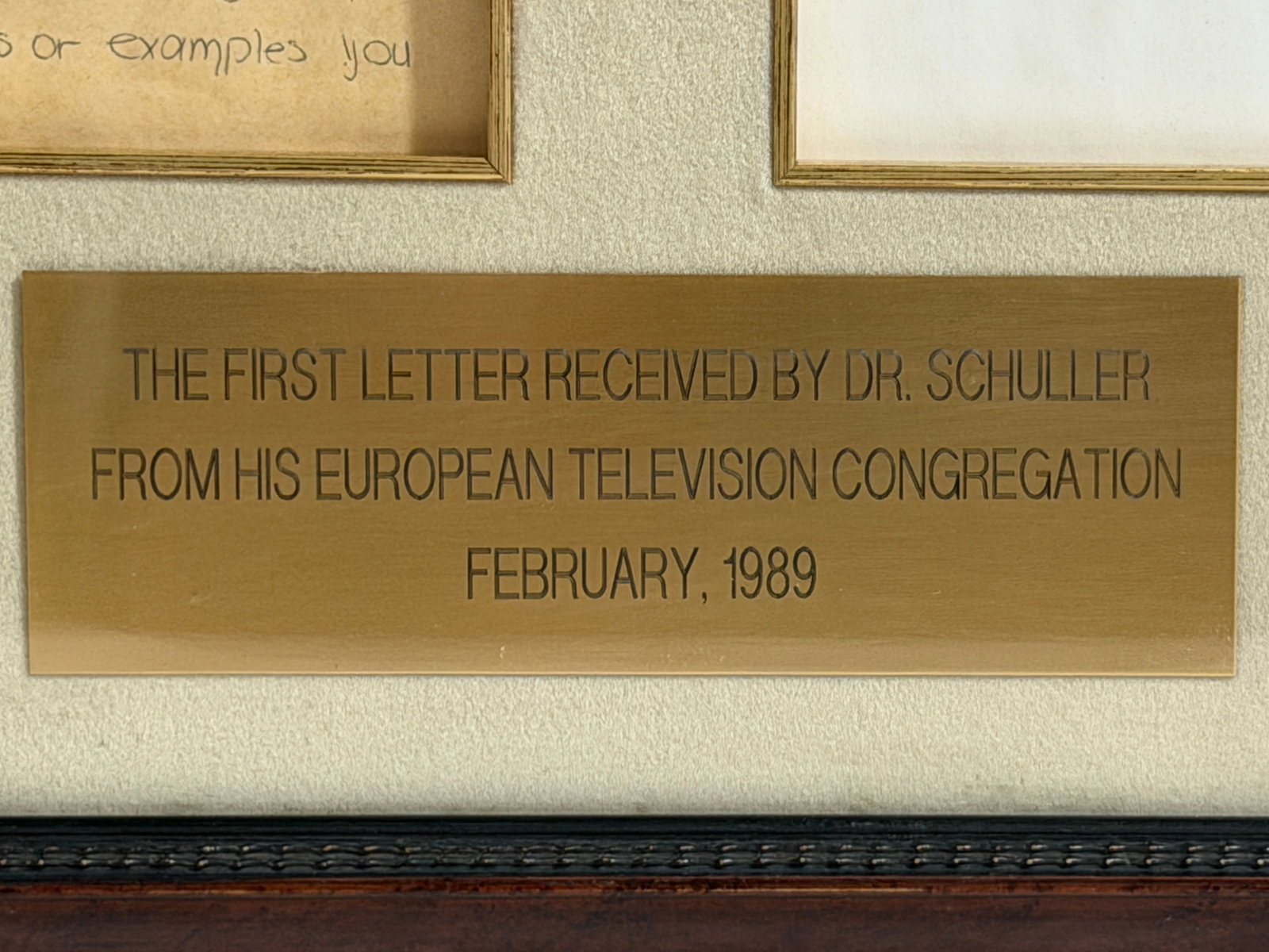 Robert Schuller Congregation Letter - 4