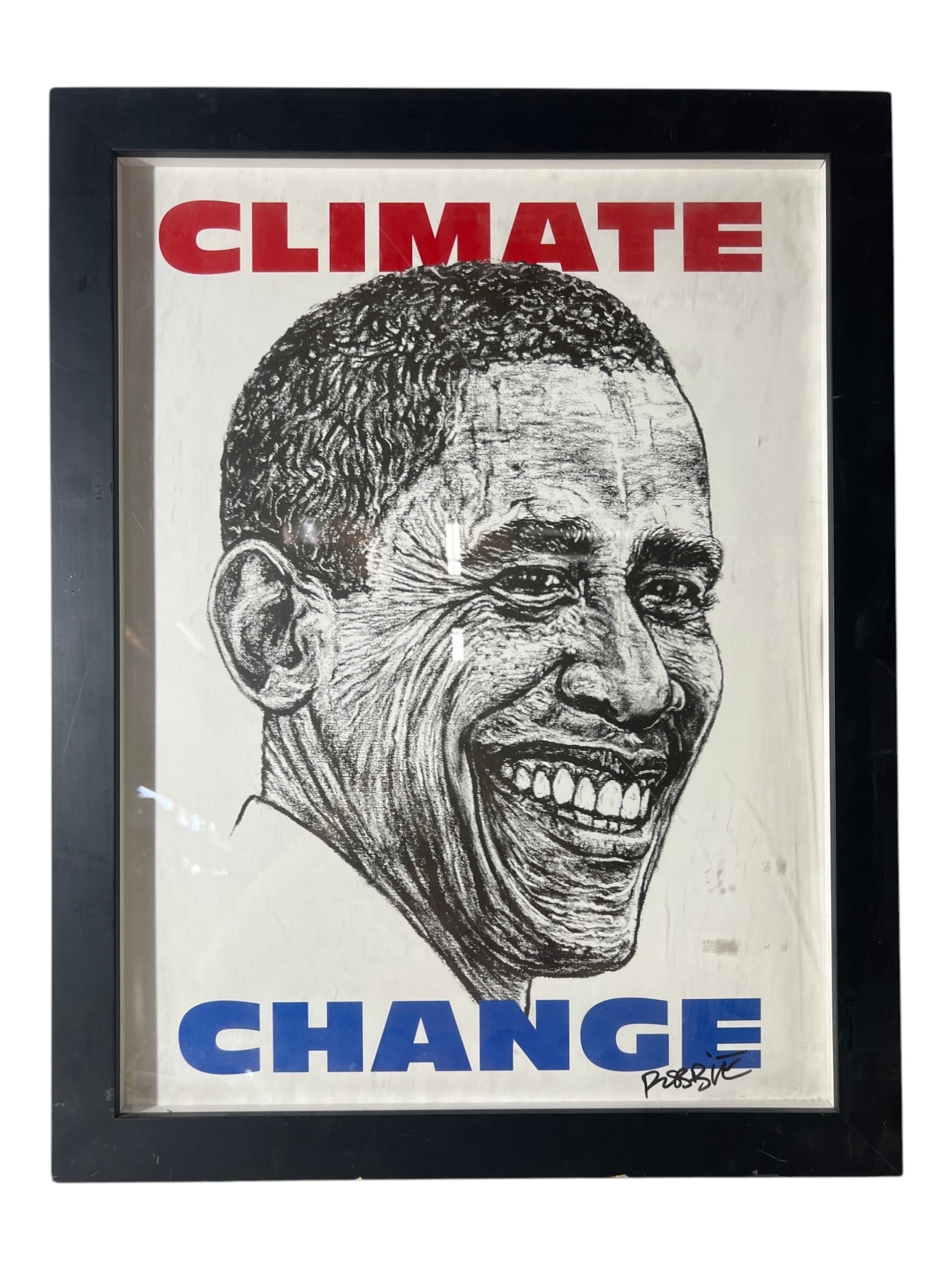 ROBBIE CONAL Climate Change Poster Signed Obama (1 of 4)