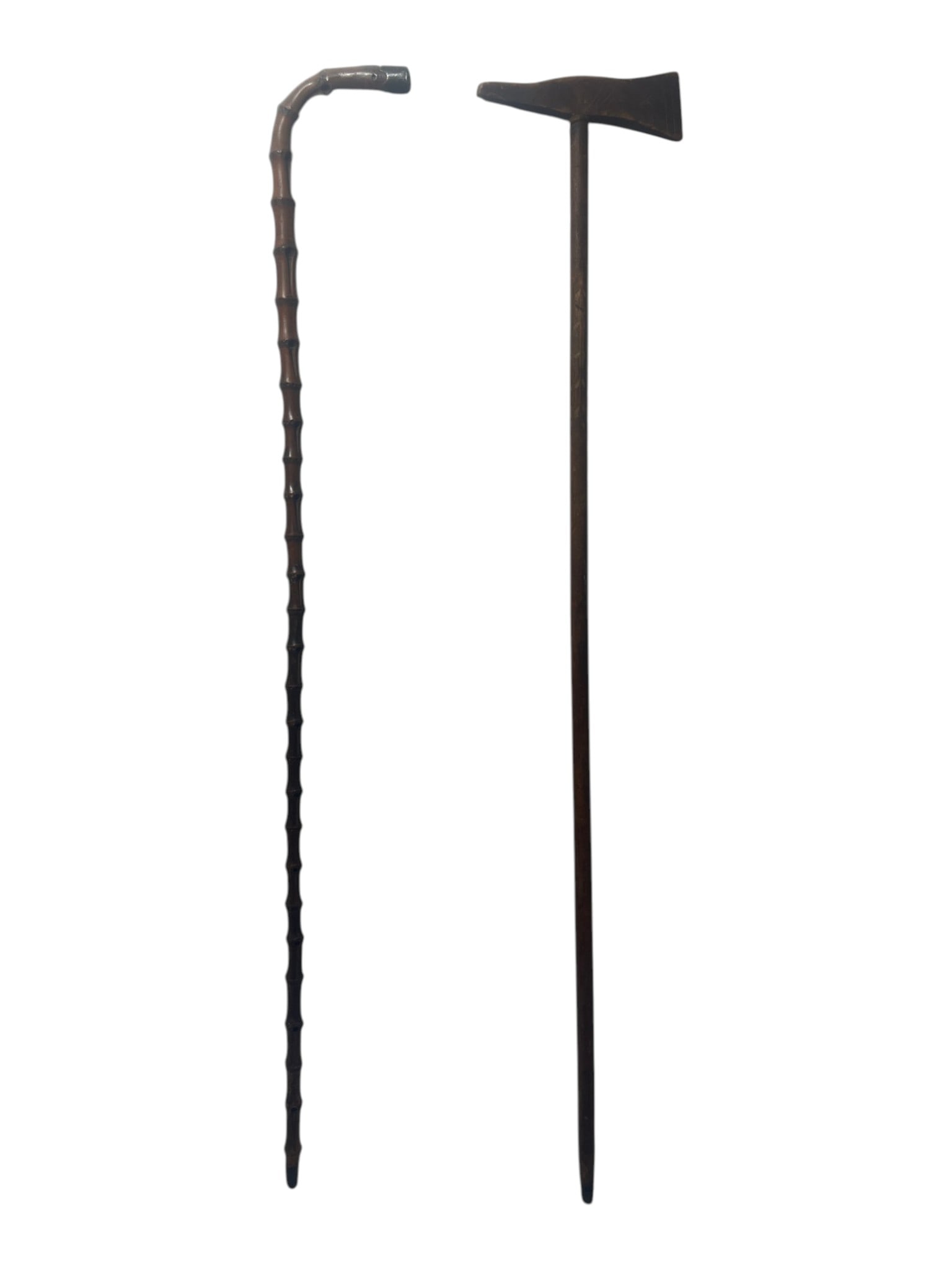 Vintage Carved Wooden Walking Stick Cane (1 of 6)