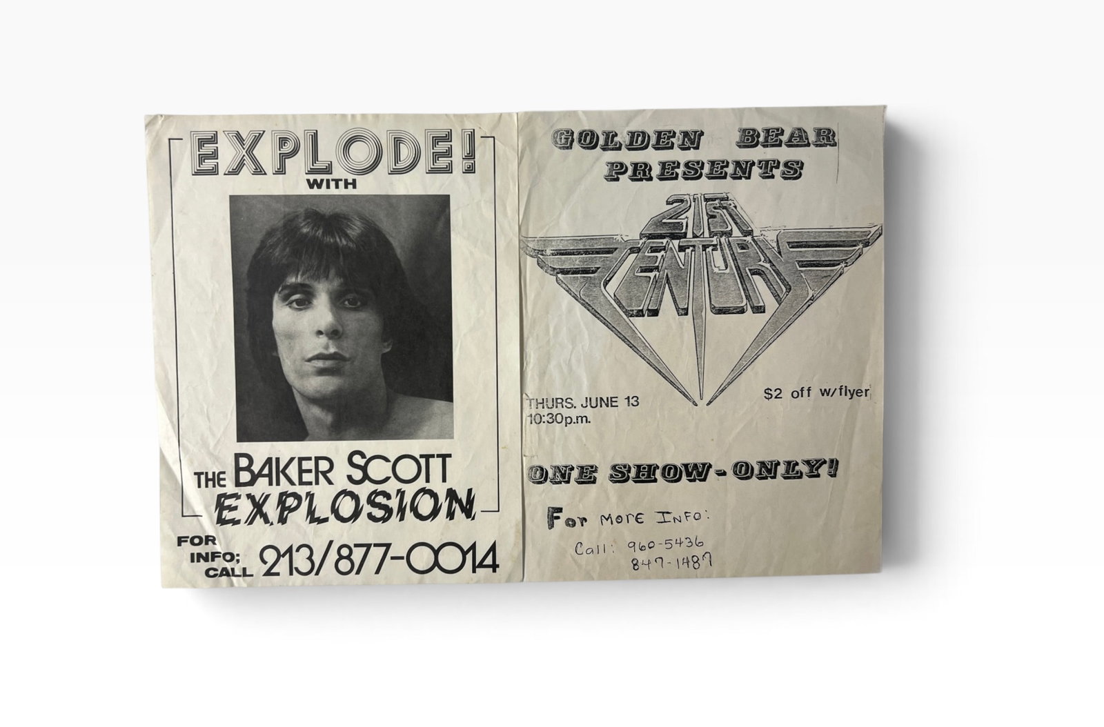 Baird Scott 21st Century Punk Rock Flyers