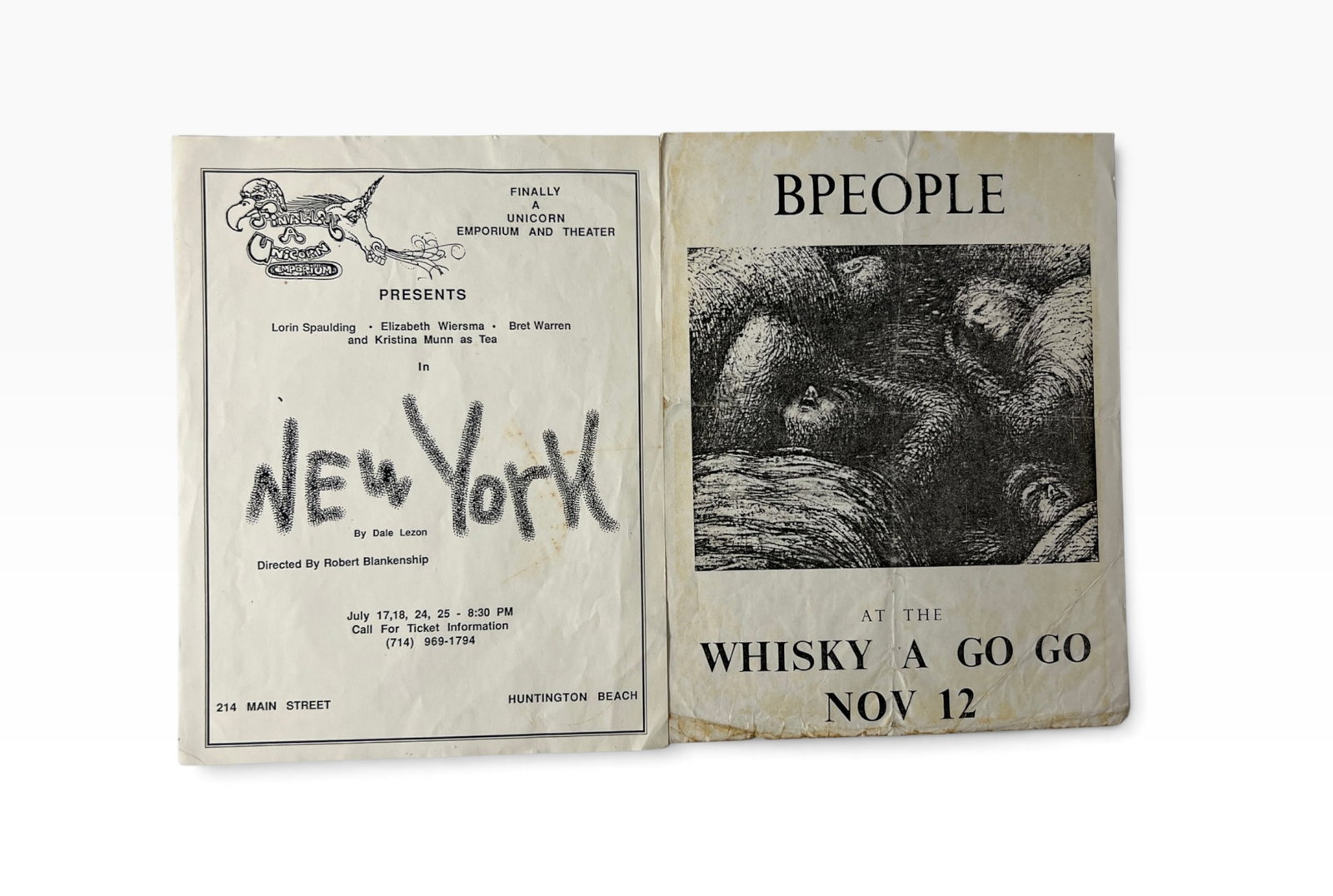 Punk Rock BPeople Whisky A Go Go Flyers (1 of 4)