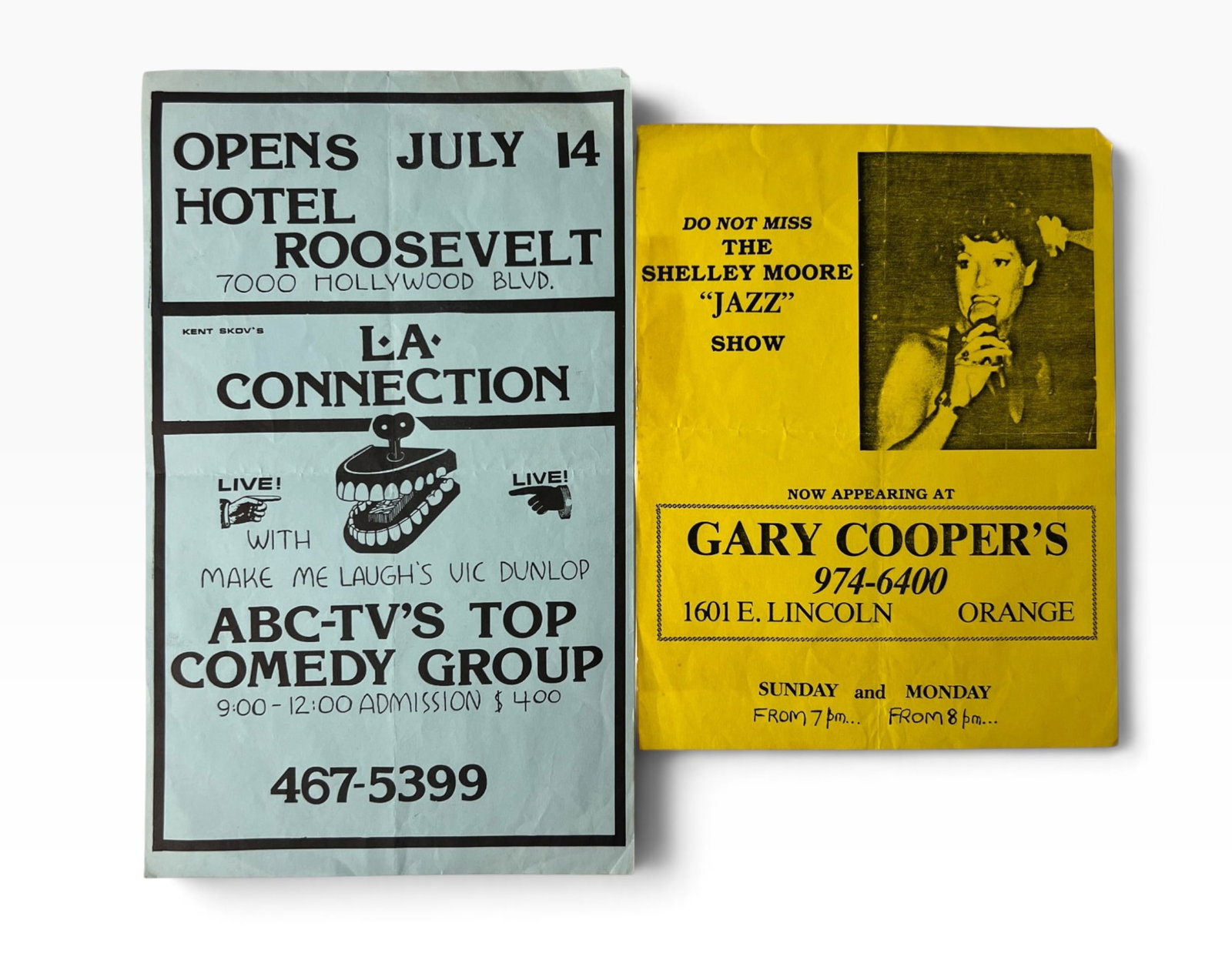 Vintage LA Comedy and Jazz Club Flyers (1 of 4)