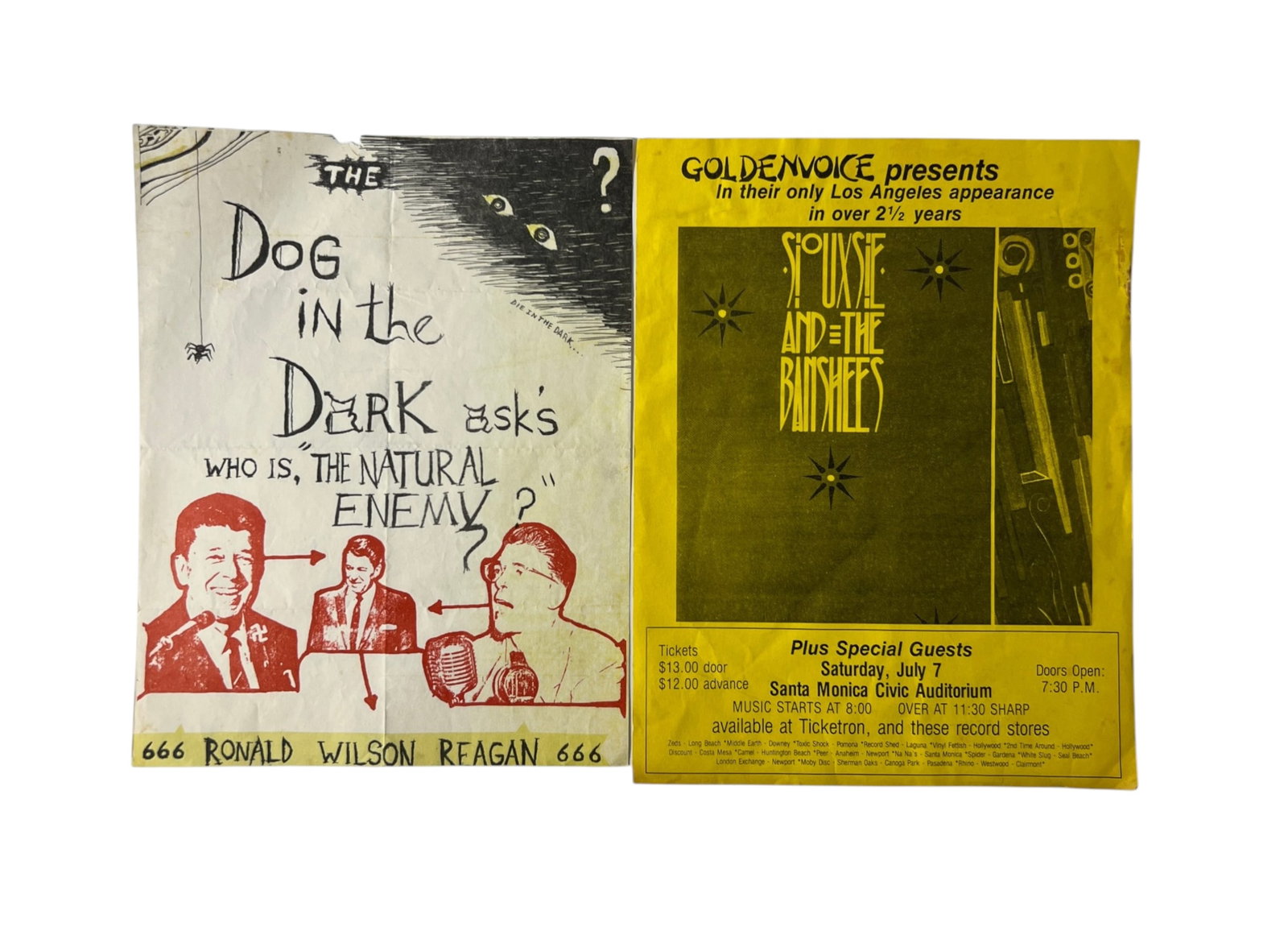 Punk Rock Flyers Dog in the Dark Siouxsie (1 of 4)