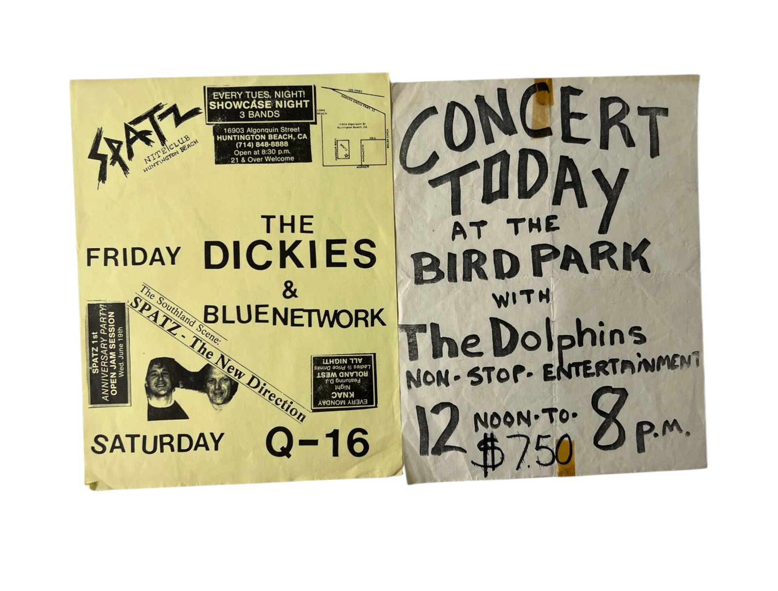Punk Rock Flyers Blue Network Bird Park (1 of 4)