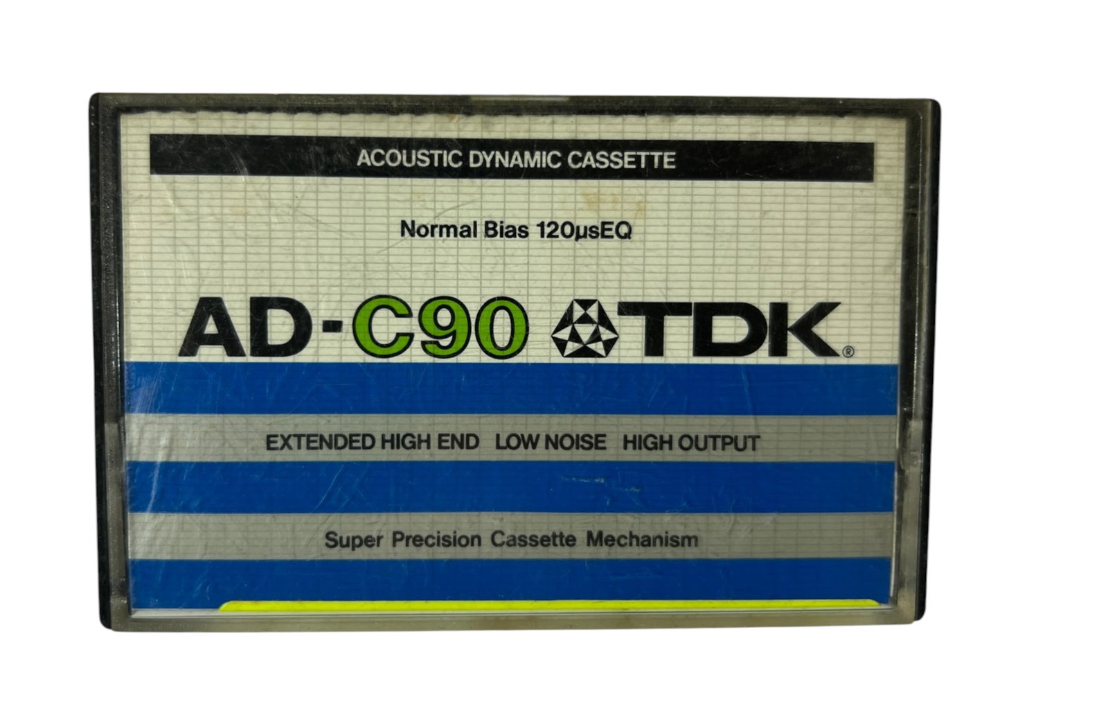 Vintage Punk Rock 1986 Concert Archive Cassette Tape: Vintage TDK AD-C90 acoustic dynamic cassette in original-style case, from a larger punk rock and underground music archive. No clearly readable recording title is visible in the provided image.
