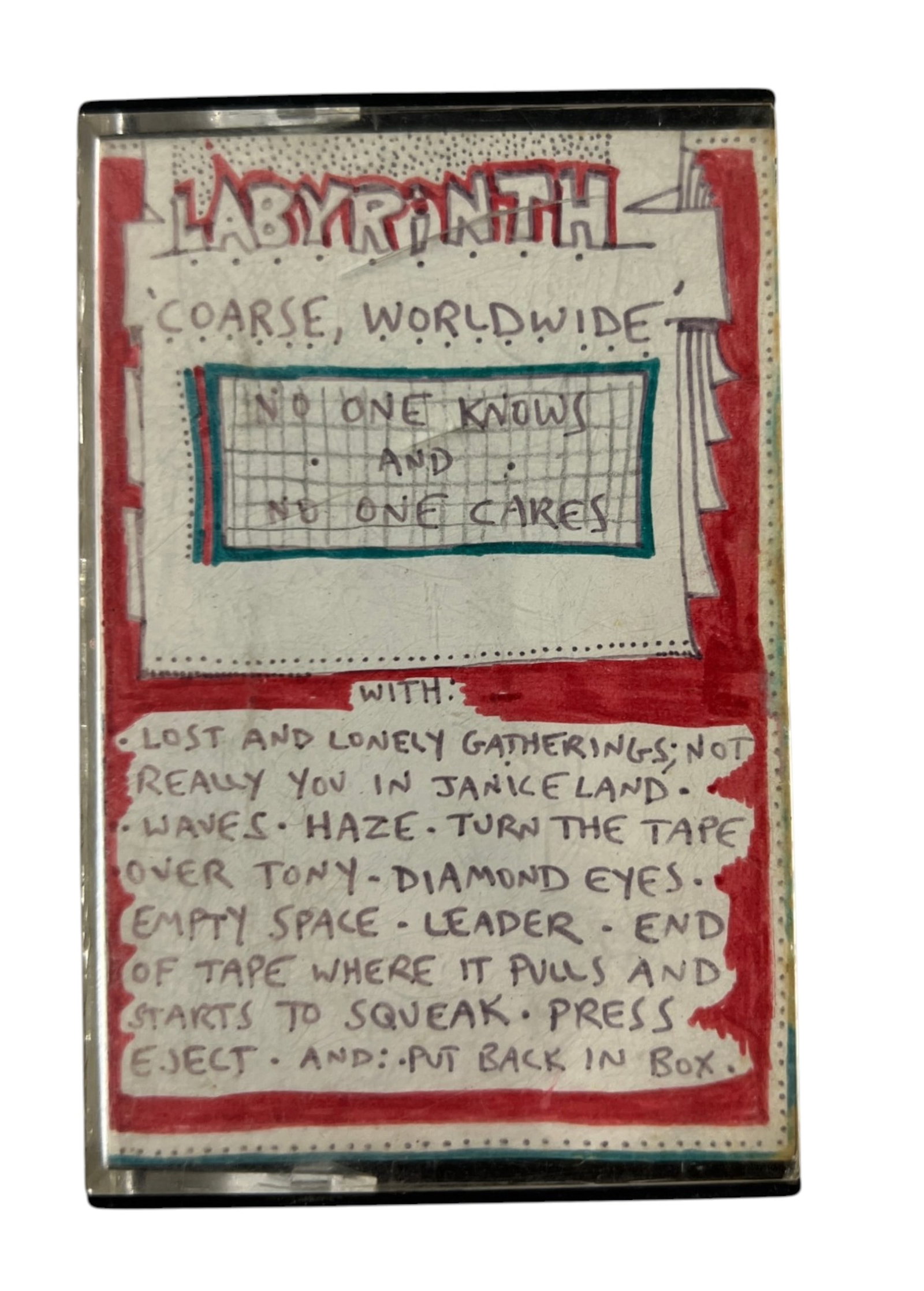 Labyrinth Coarse Worldwide Vintage Punk Rock Cassette (1 of 5)