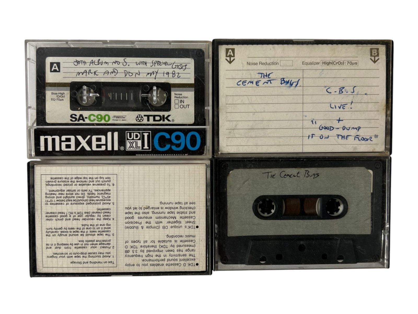 Cement Bugs Early Punk Rock Archive 3 Cassette Recordings (1 of 5)
