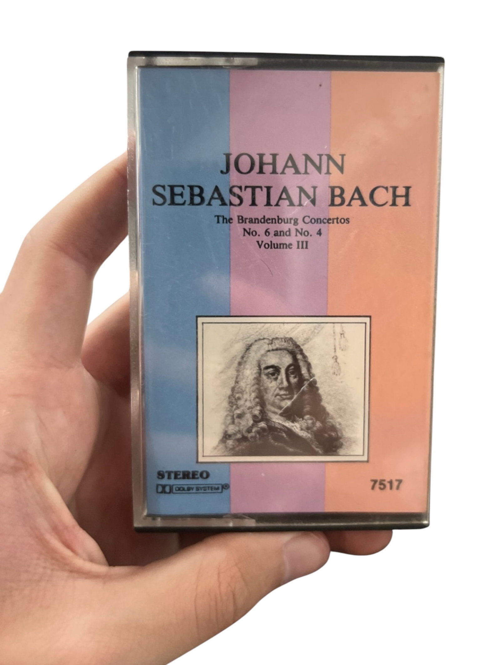 Johann Sebastian Bach Brandenburg Concertos Vintage Cassette (1 of 7)