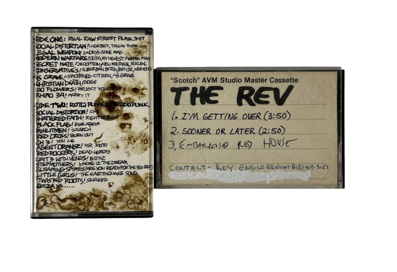 Vintage Punk Compilation The Rev Studio Master Cassettes (1 of 4)