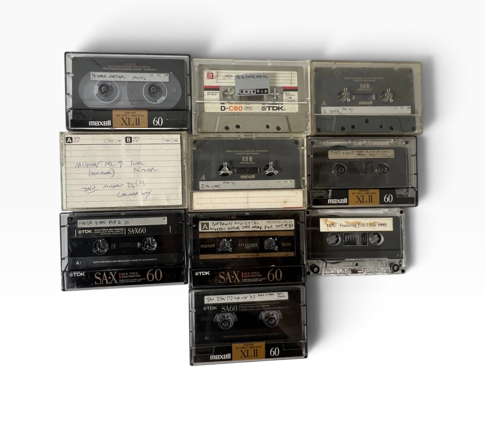 Vintage Master Demo Session Cassette Archive Joth Little (1 of 7)