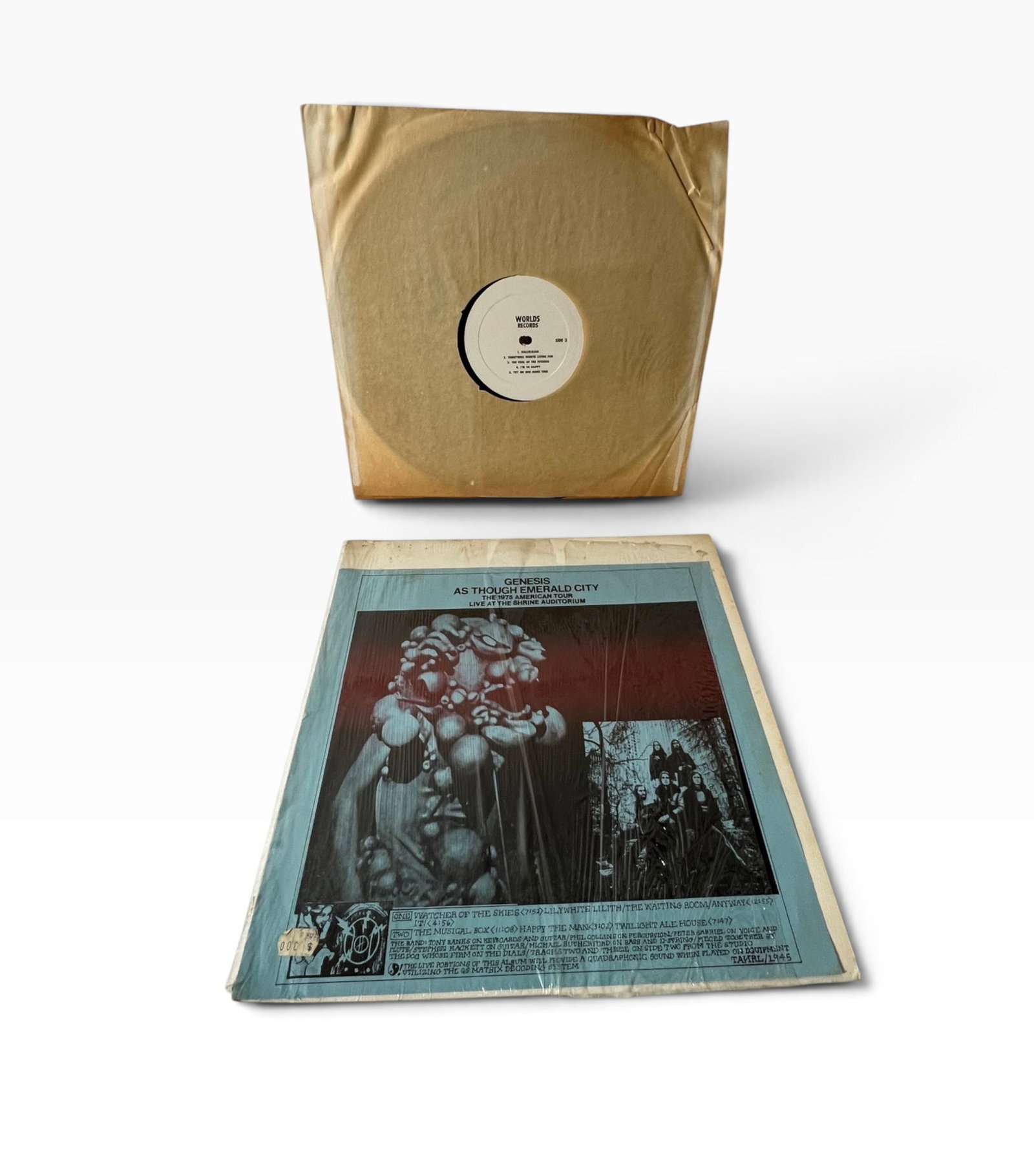 Genesis As Though Emerald City 1975 Shrine Auditorium Tour Vinyl Recording (1 of 6)