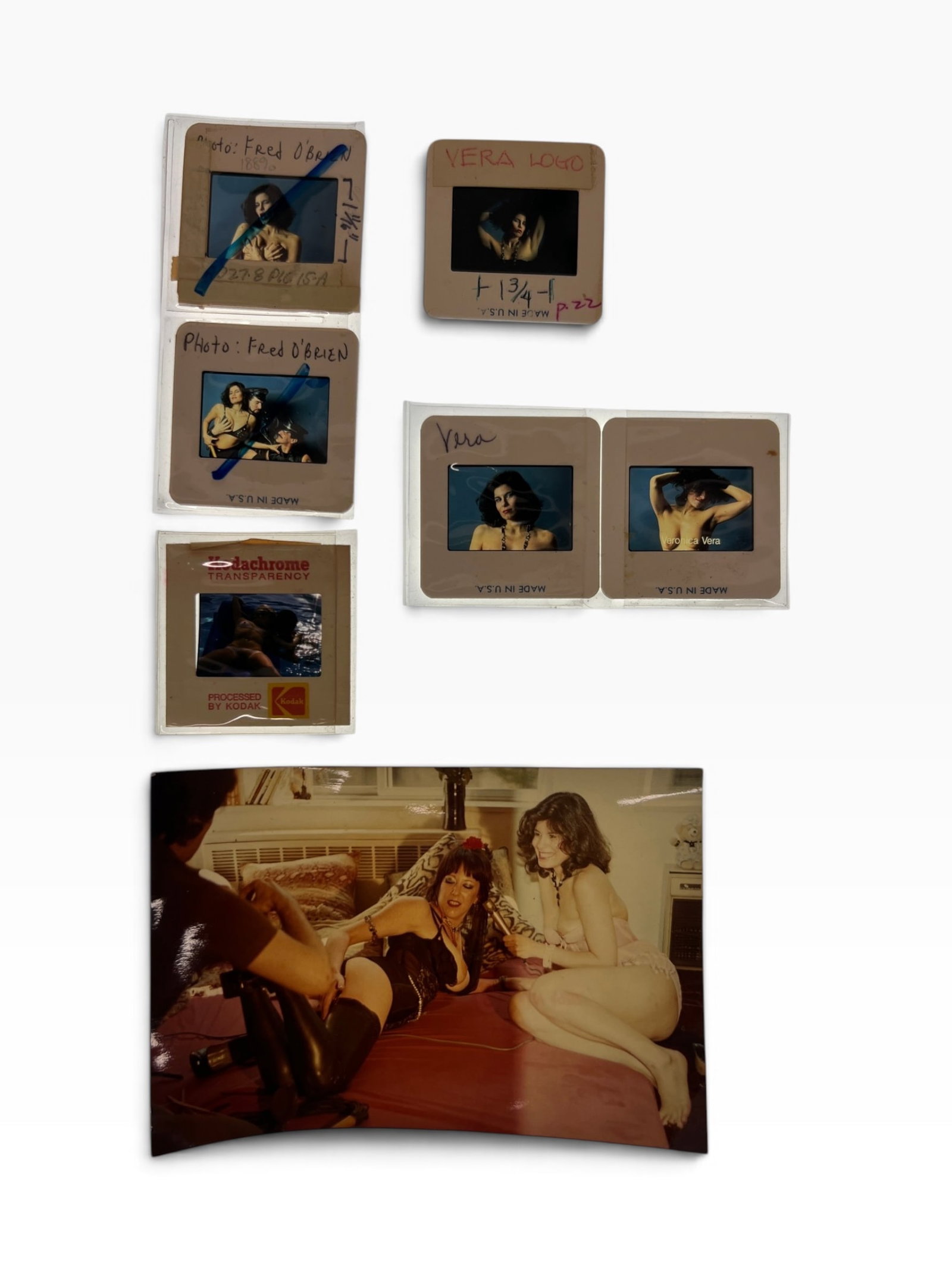 Fred OBrien Vera Loco Vintage Model Nude Pin Up Photography Archive 1982 (1 of 6)