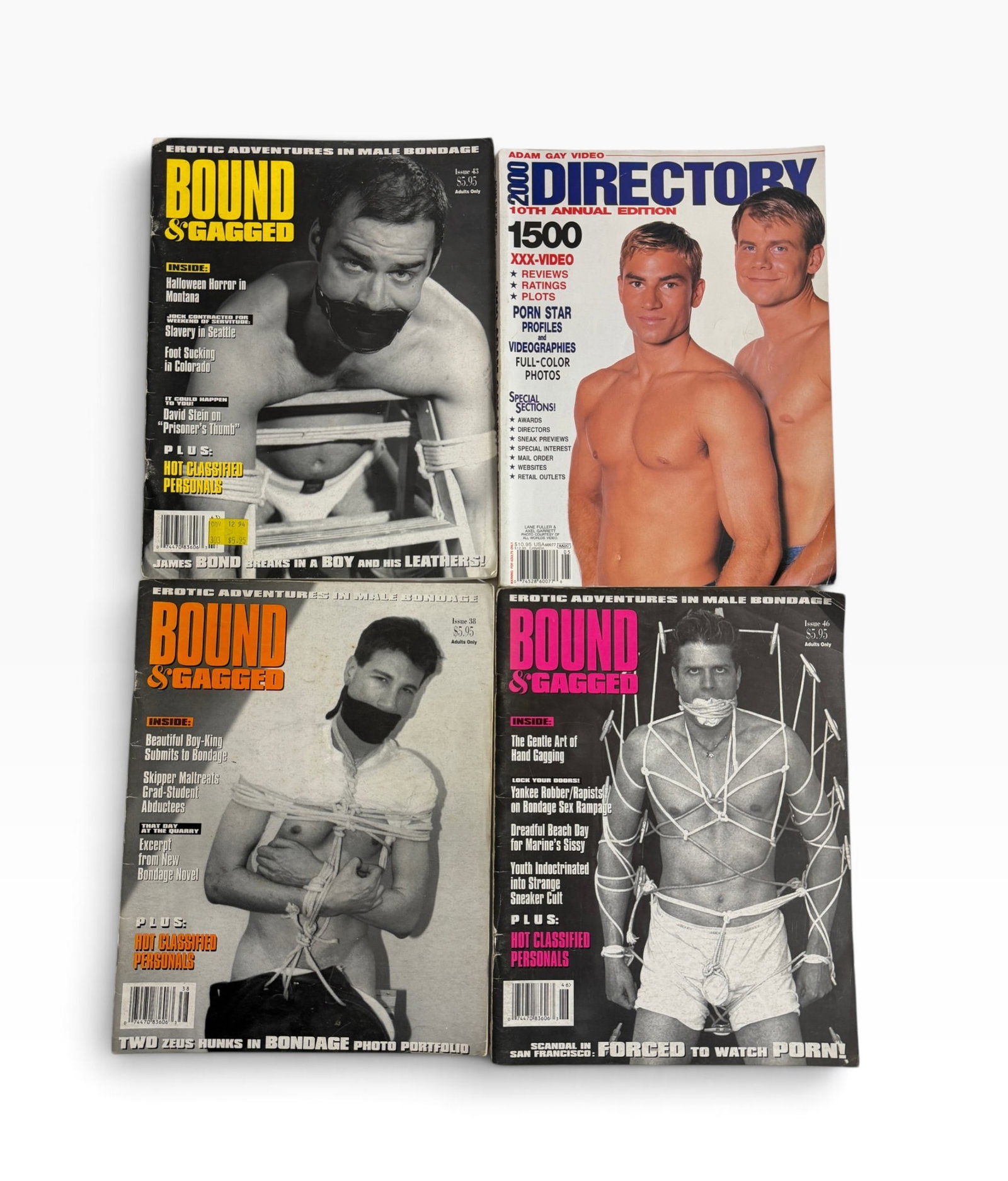 Adult Male Magazines with 2000 Directory 4 Pieces (1 of 3)