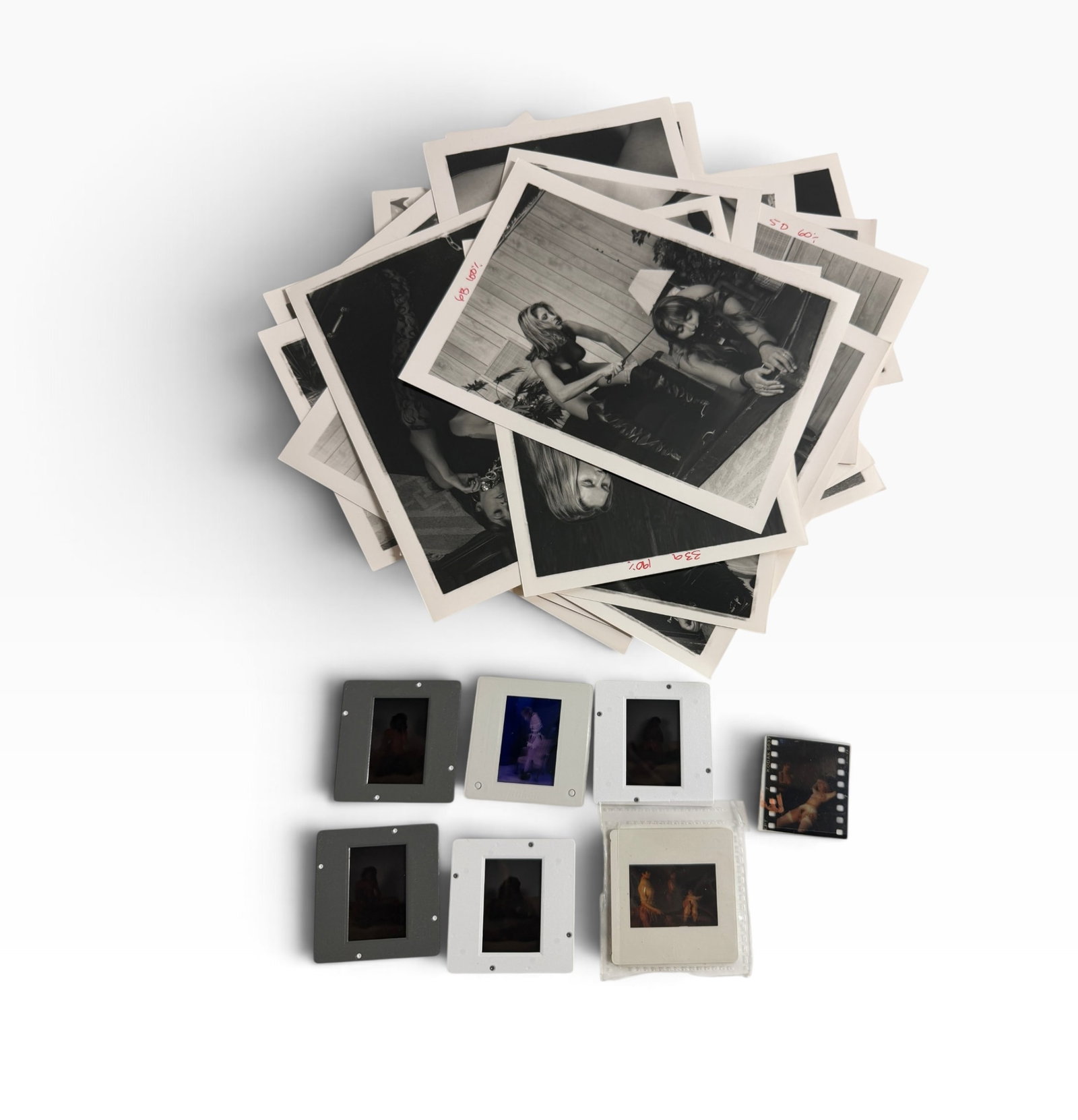 Vintage Adult BlackandWhite Photography with Color Slides (1 of 4)