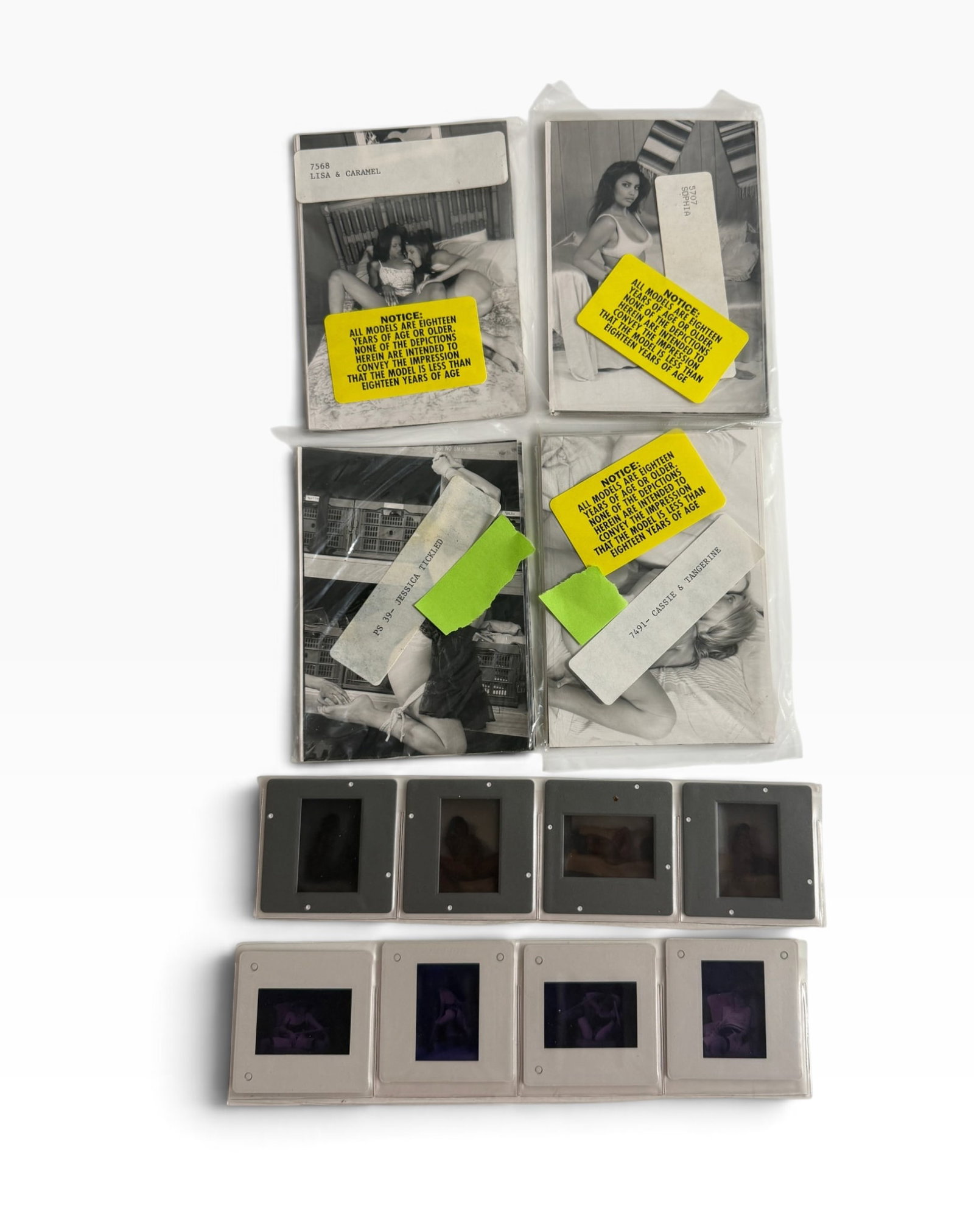 Vintage Adult Photo Packets Mounted Slides Mixed Archive (1 of 4)
