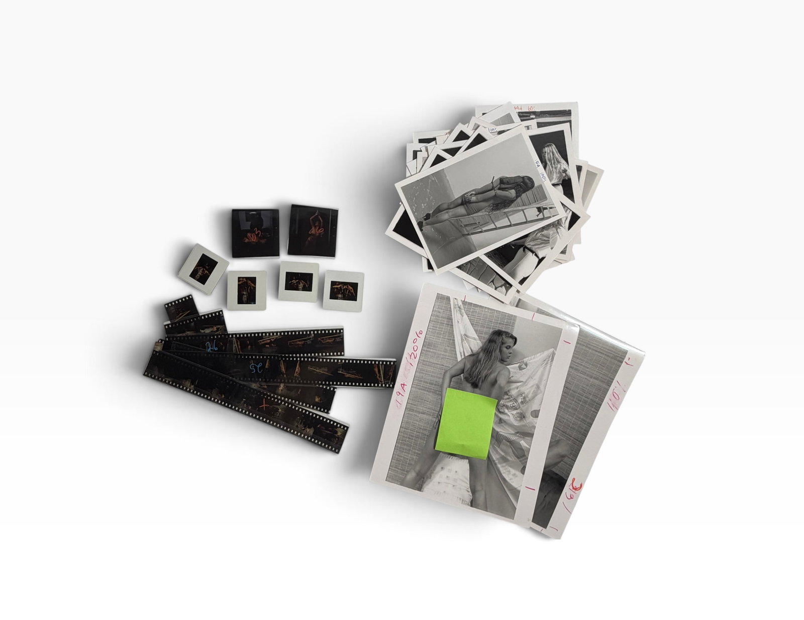 Vintage Adult Photography Archive Slides Contact Sheets Negatives (1 of 4)