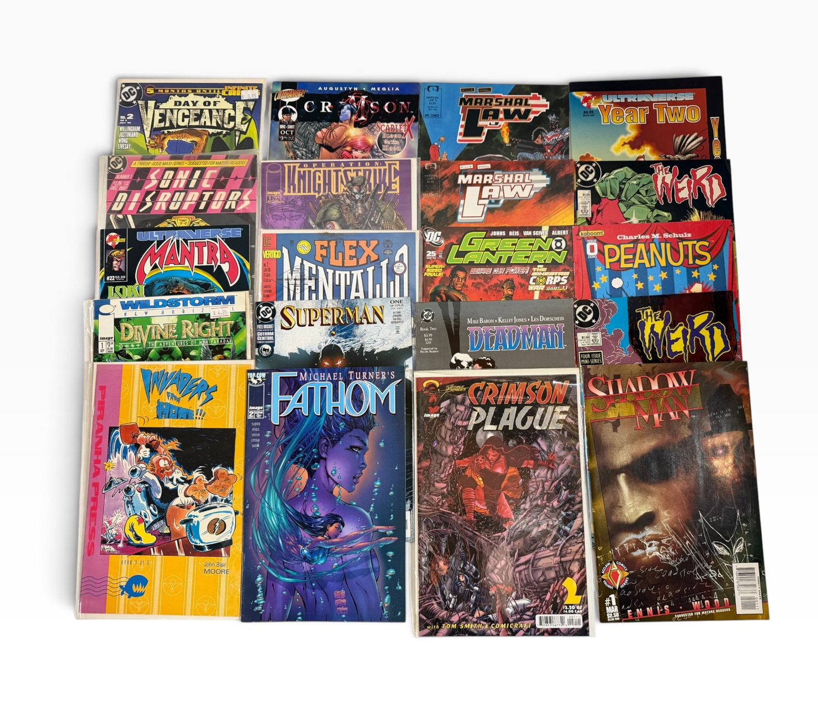 Mixed Comic Book Lot Green Lantern Deadman Superman Fathom More (1 of 3)