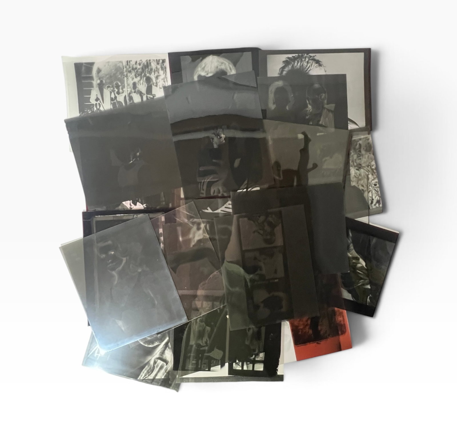 Large Group of Vintage Celebrity Sports Music And Movie Editorial 25 Negatives 85 x 10 (1 of 7)