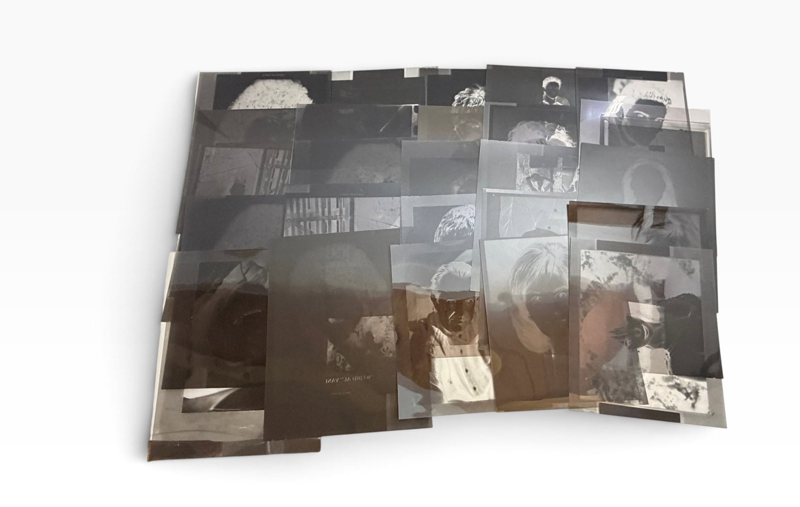Large Group of Vintage Portrait Celebrity Sports Music And Movie Editorial Photo Negatives (1 of 5)