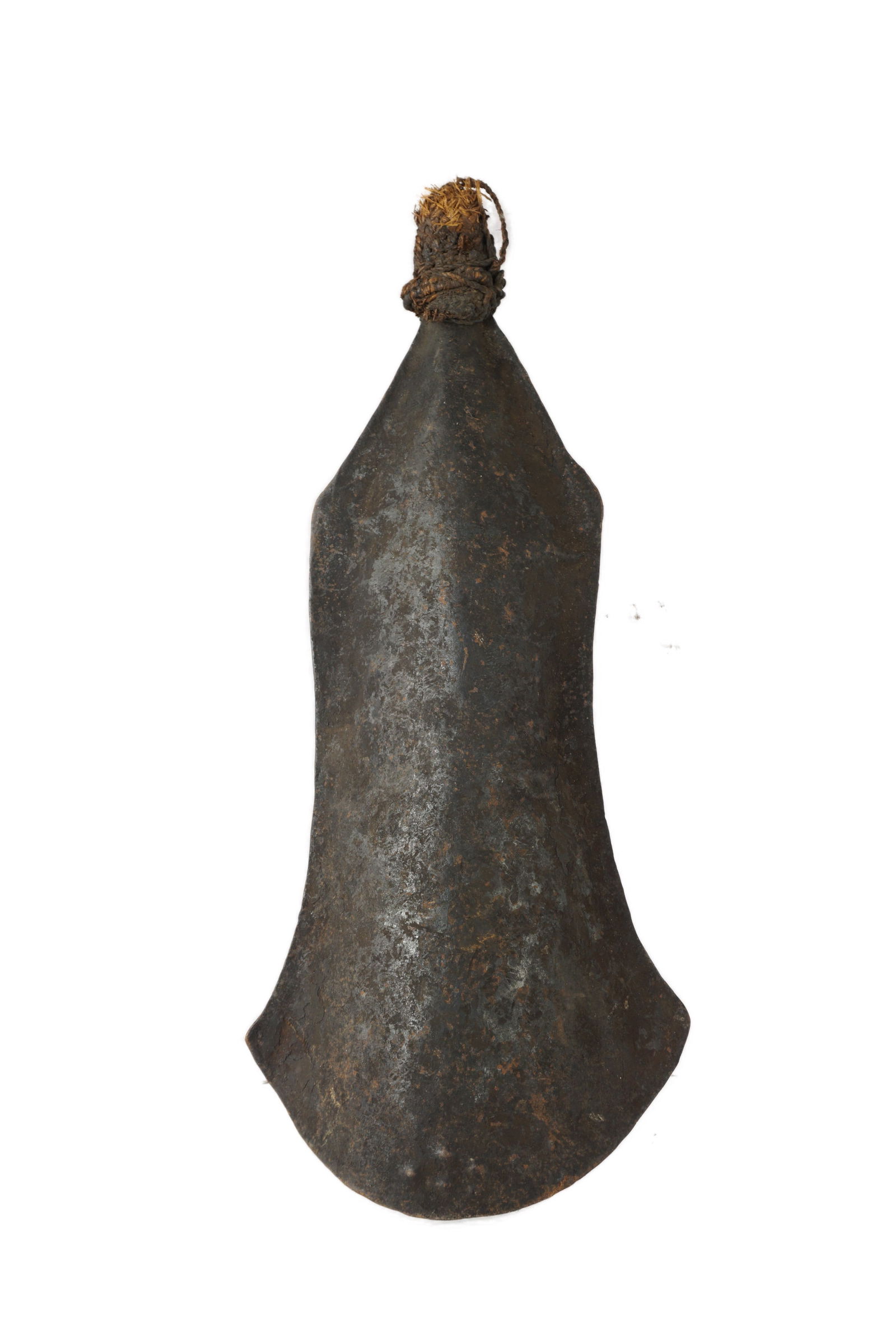 Jonga Iron Currency Gong: Late 19th to Early 20th Century. A beautiful gong from the Jonga people of Nigeria. Was regionally used for musical value, as a status symbol and as currency for trading. Has been restored and sealed
