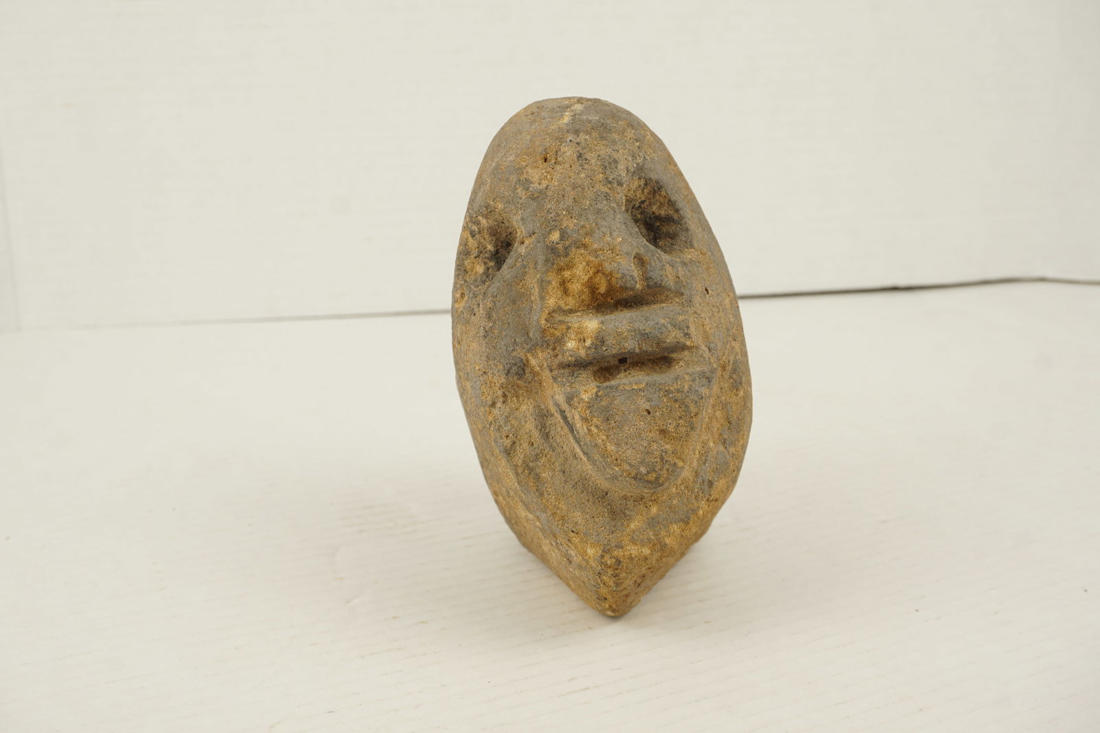 Native American Stone Effigy Head - 2