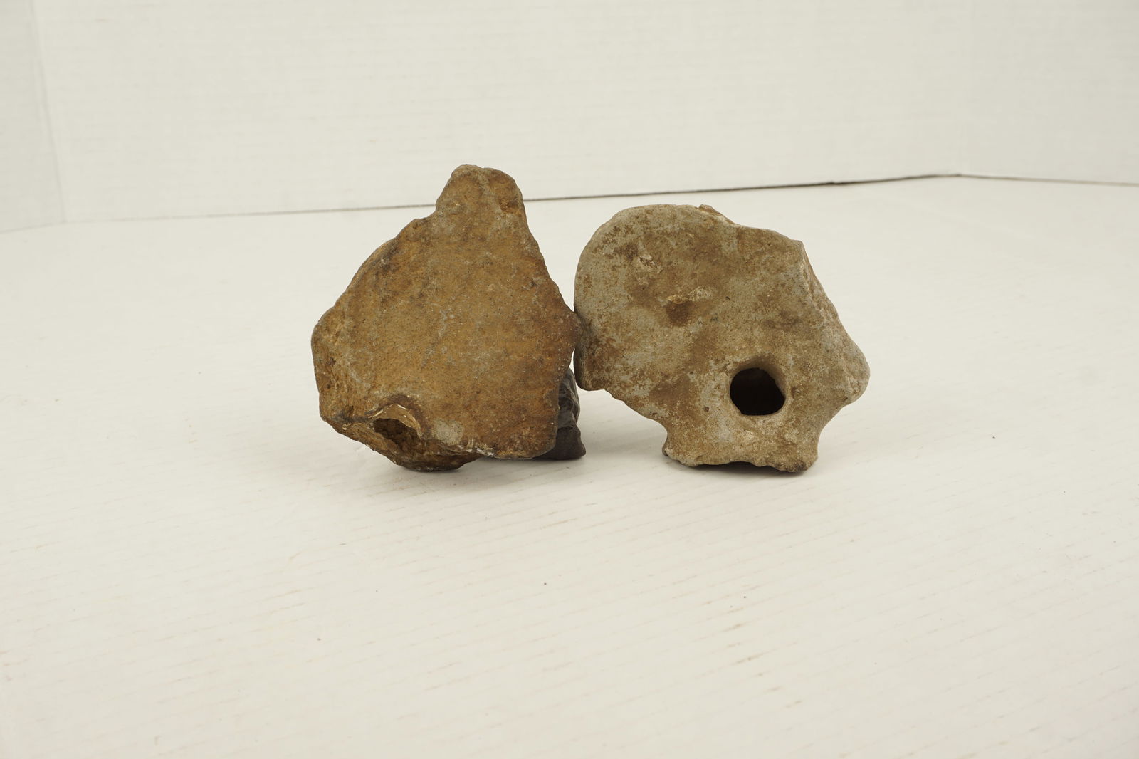 Pre columbian Figural Heads - 2