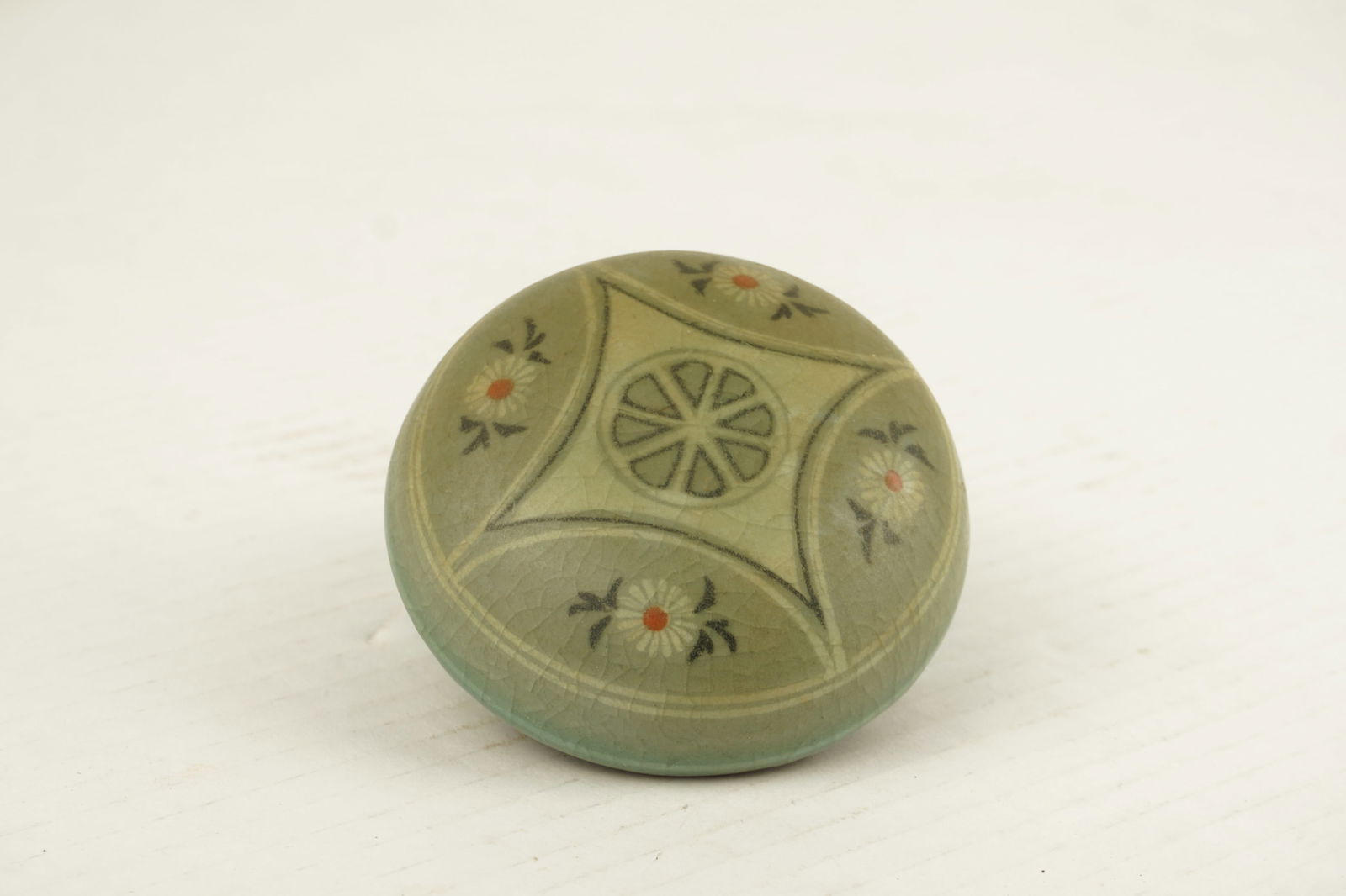 Celadon Incense Ceramic Jar - 2