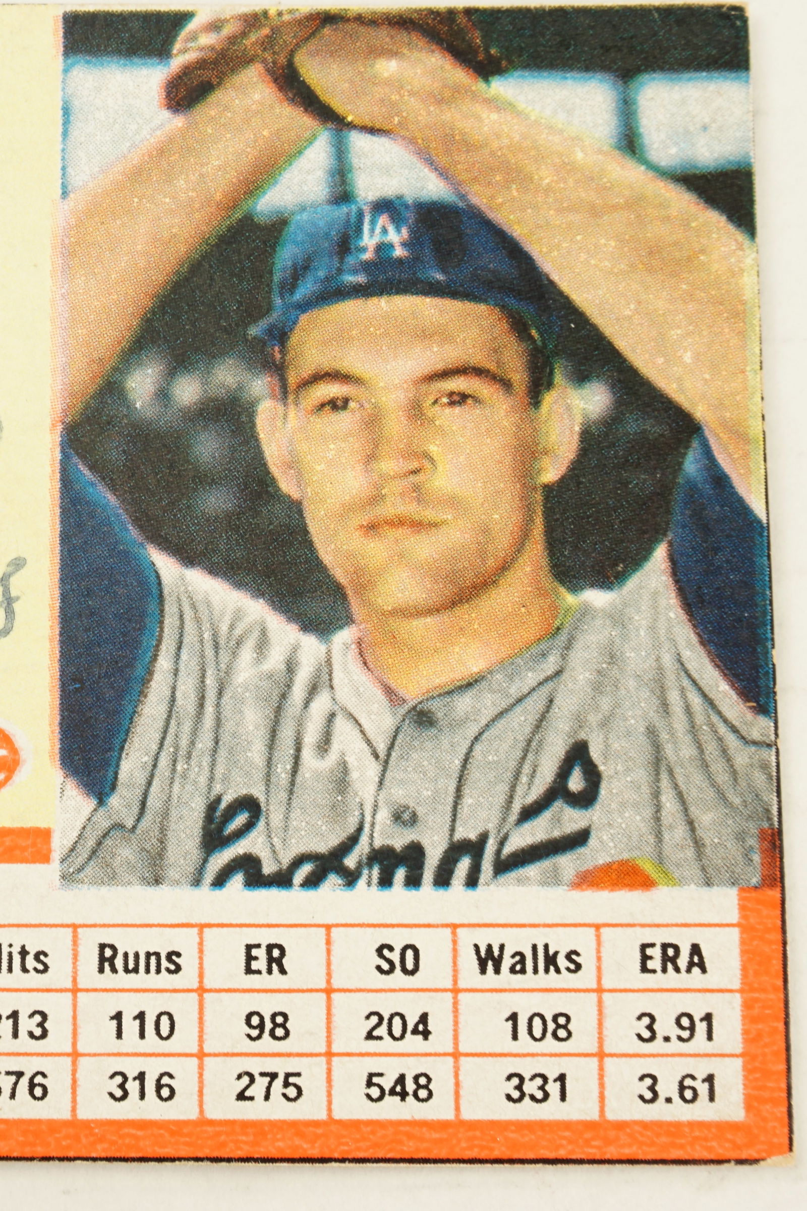 Stan Williams Autographed Card - 2