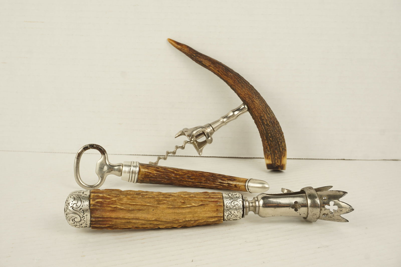 Sterling Silver Antler Bar Tools - 2