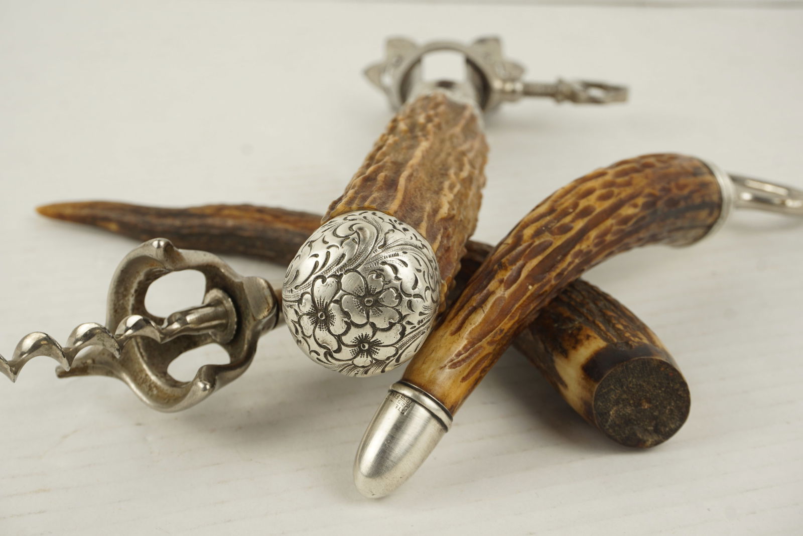 Sterling Silver Antler Bar Tools - 7