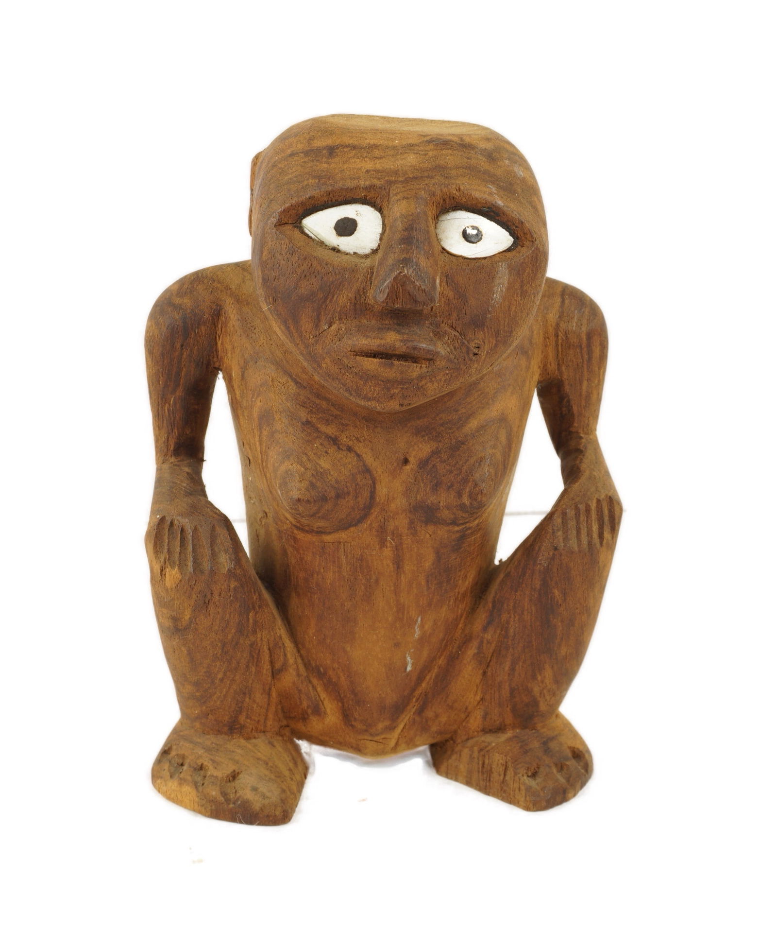 Mid Century Rapa Nui Tiki Figure: A Rapa Nui figure from the 1950s tourist trade in the region. A great vintage piece that would go amazing in a tiki bar.