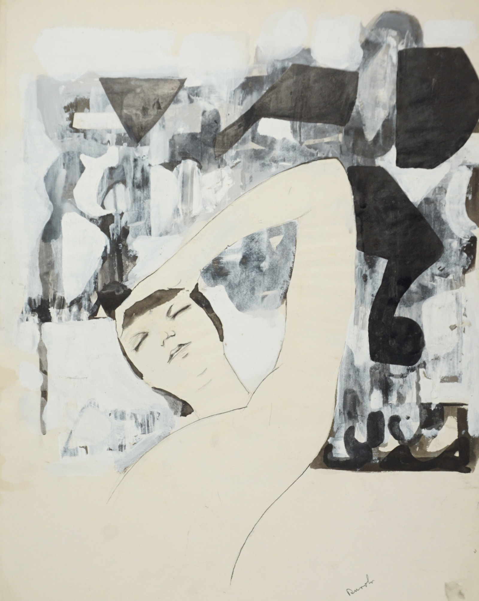 Felix Ruvolo (American, 1912-1992): Felix Ruvolo (American, 1912-1992) Mixed Media on paper. Unframed. Most are signed by Ruvolo, check the photos. Provenance note: This item is from the San Francisco estate of Antonio Ruvolo, the son o