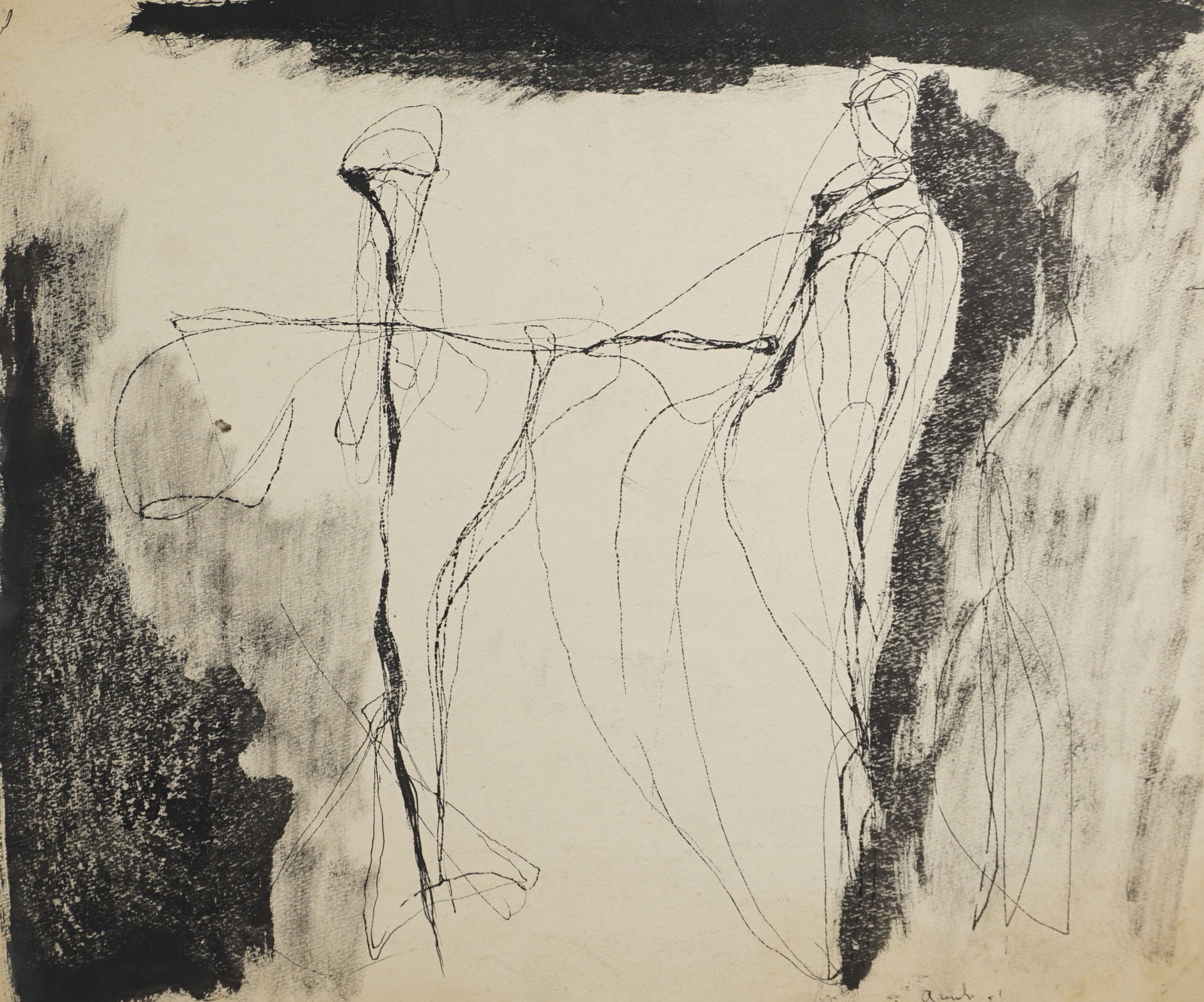Felix Ruvolo (American, 1912-1992): Felix Ruvolo (American, 1912-1992) Mixed Media on paper. Unframed. Most are signed by Ruvolo, check the photos. Provenance note: This item is from the San Francisco estate of Antonio Ruvolo, the son o