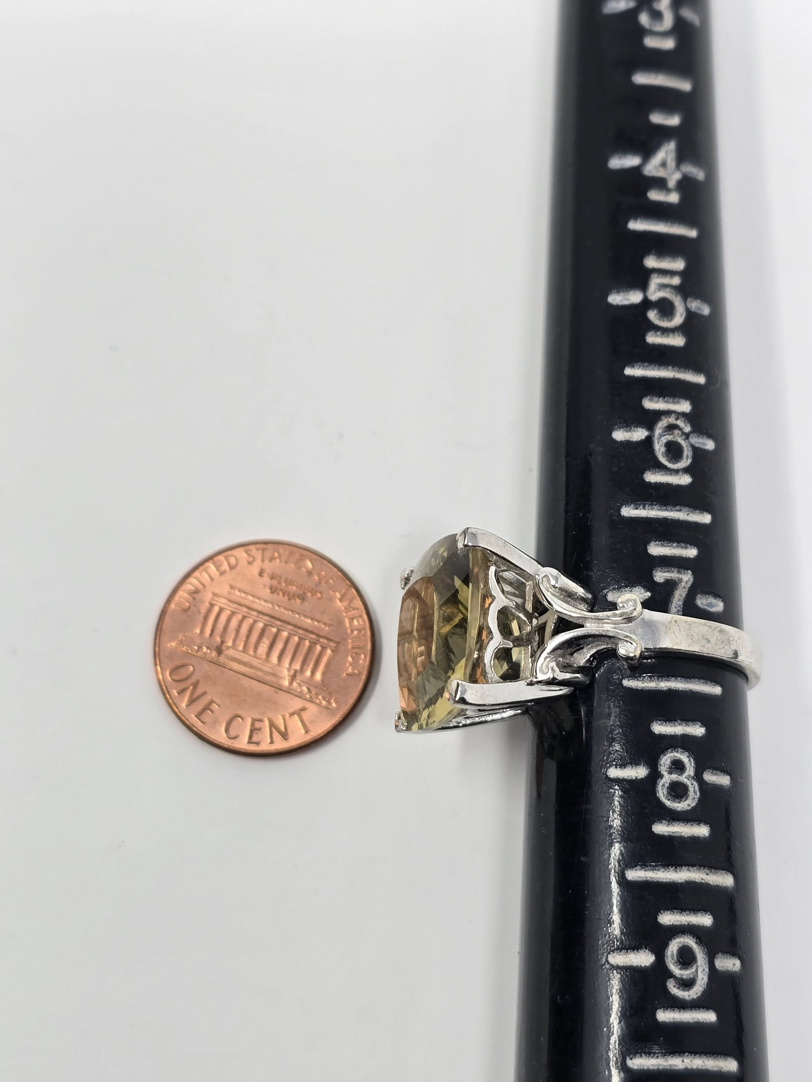 925 Sterling Silver Solitaire Ring - 7