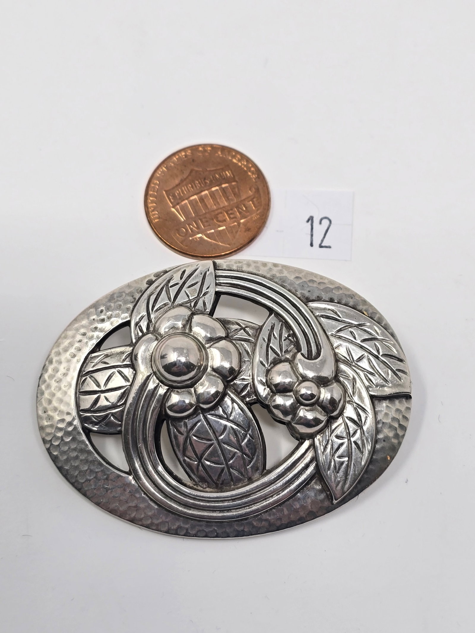 925 Sterling Silver Brooch - 2