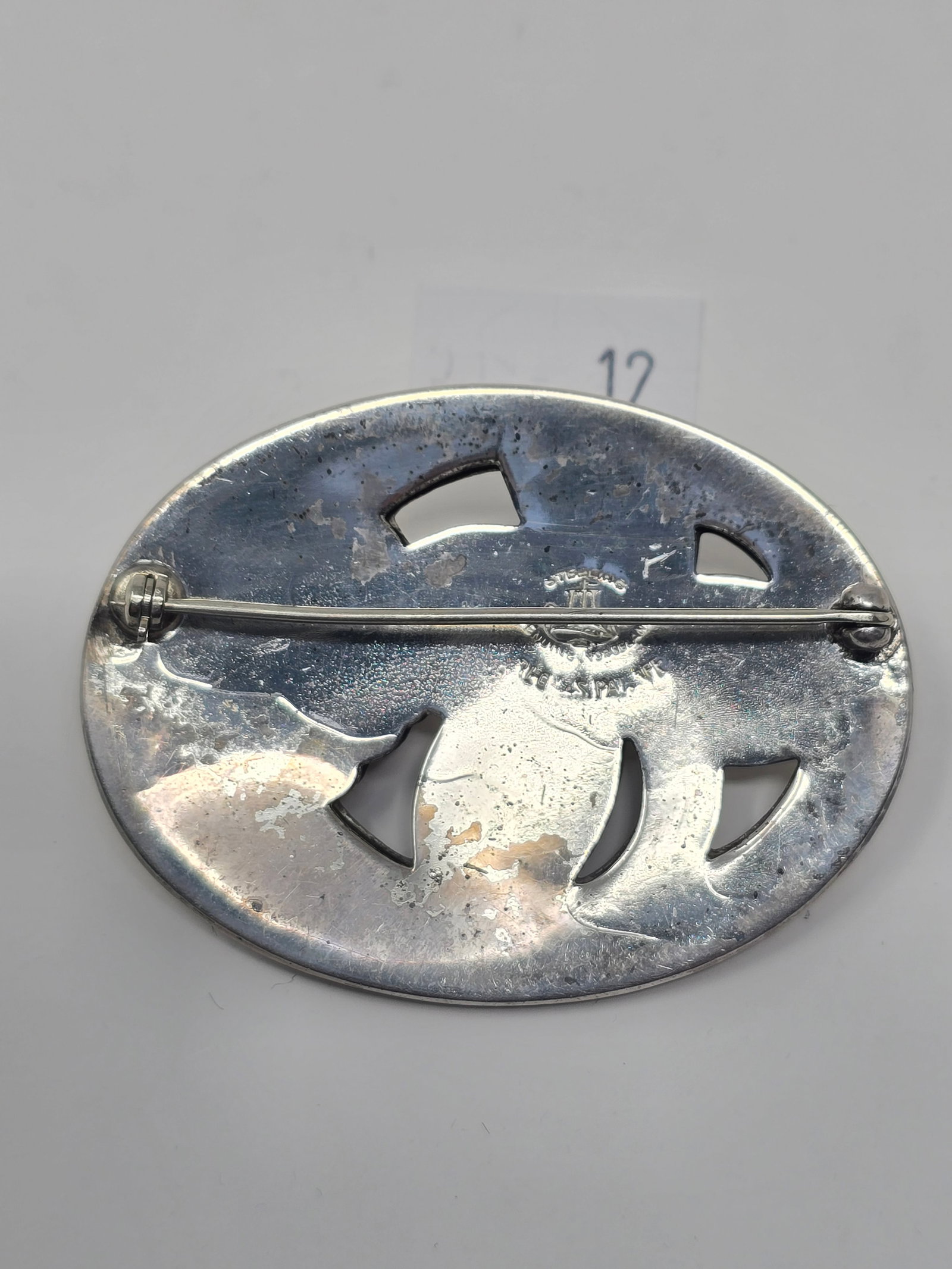 925 Sterling Silver Brooch - 3