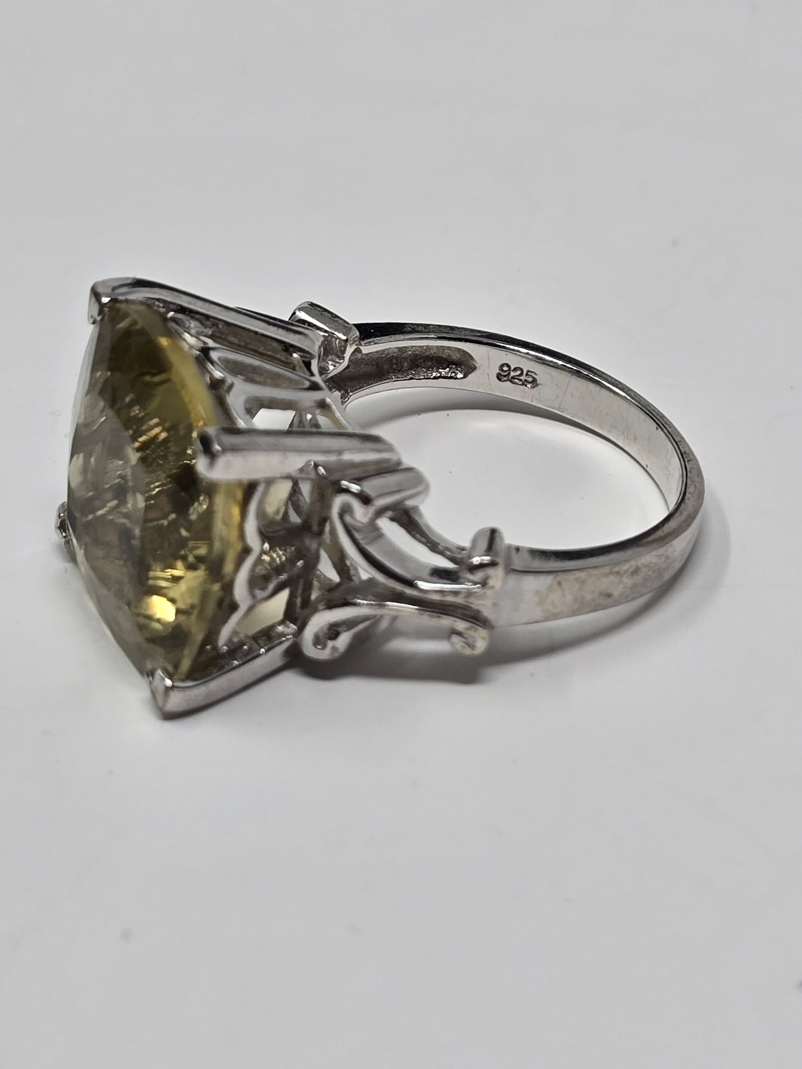 925 Sterling Silver Solitaire Ring - 2