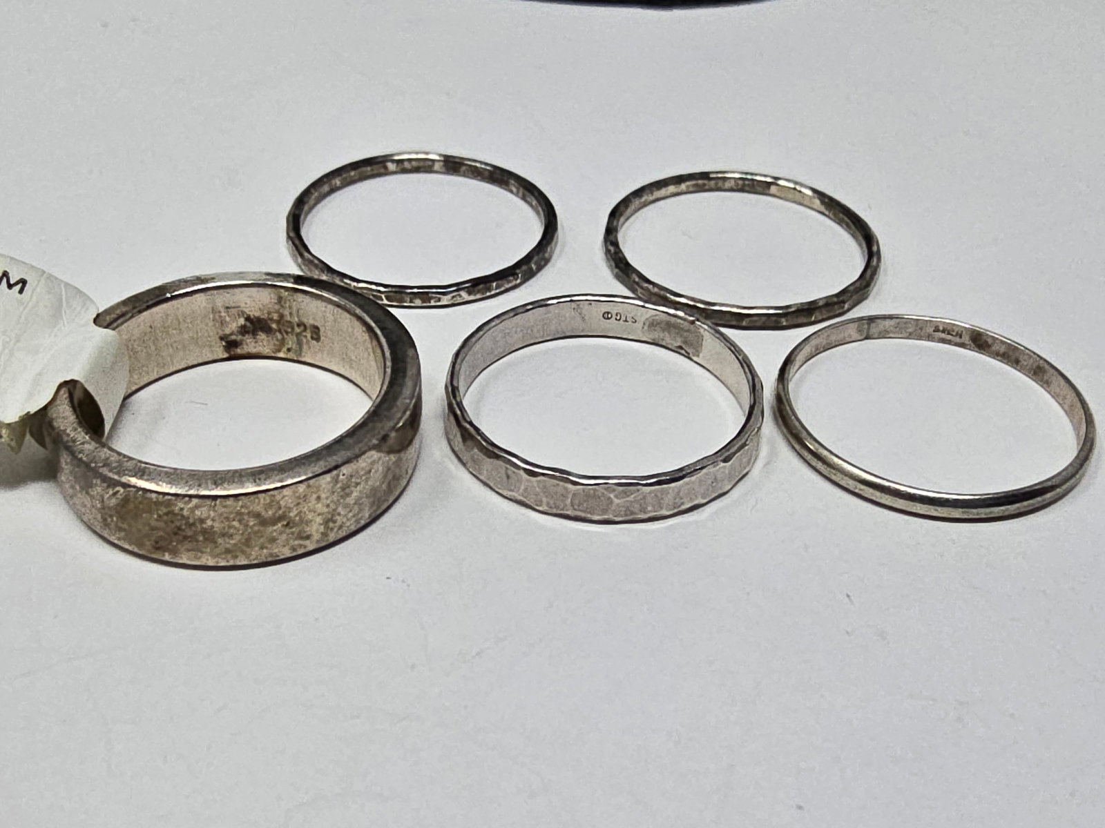 Lot of (8) 925 Sterling Silver Rings - 2