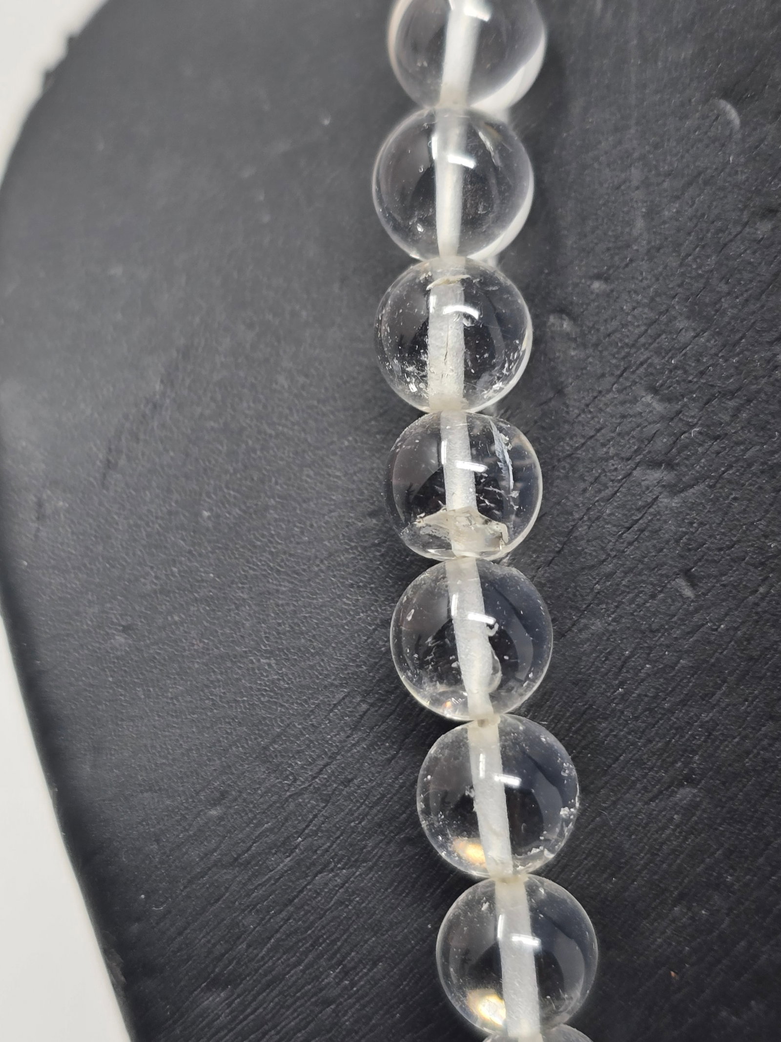Round-beaded Necklace with 925 Sterling Silver Box Clasp - 2