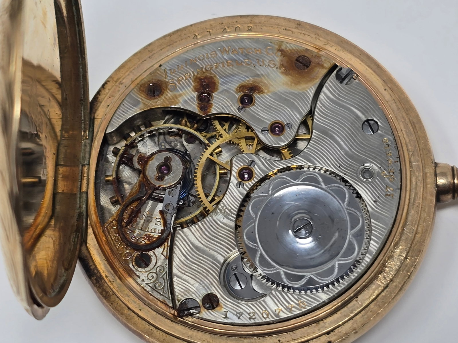 Gold Plated Watch For Part and Repair - 7